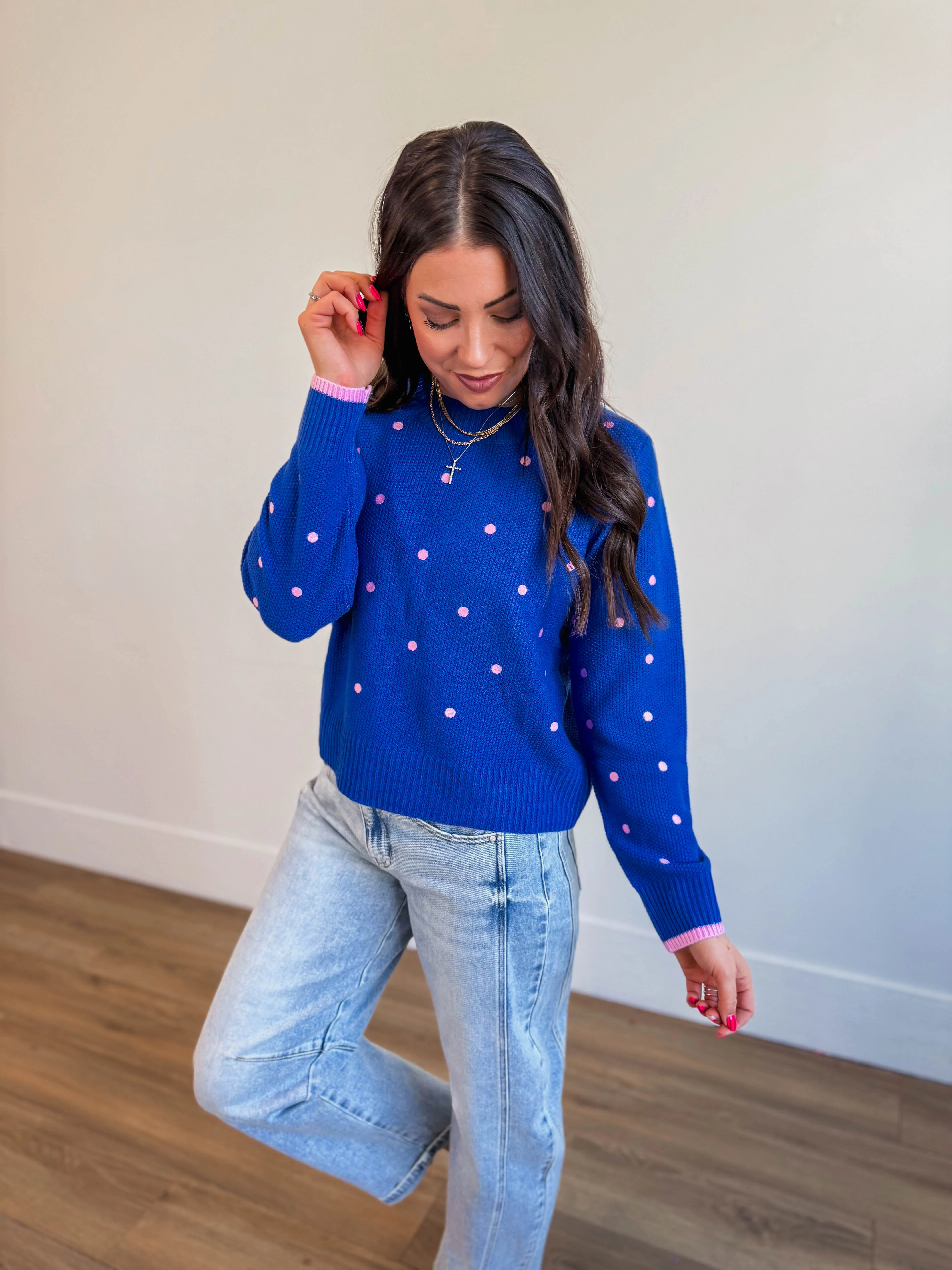 Luxie Polka Dot Sweater - Image 6