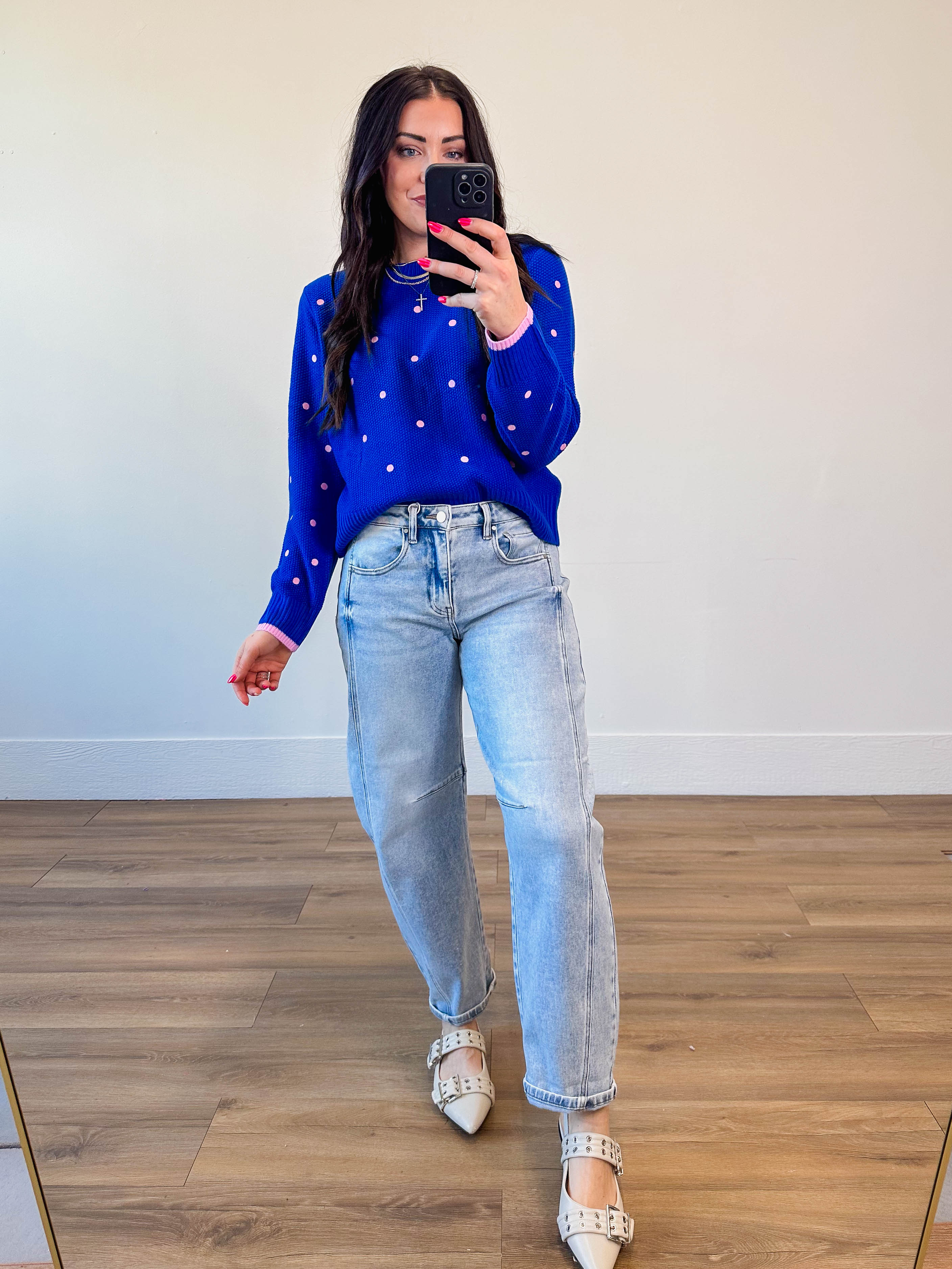Luxie Polka Dot Sweater - Image 8