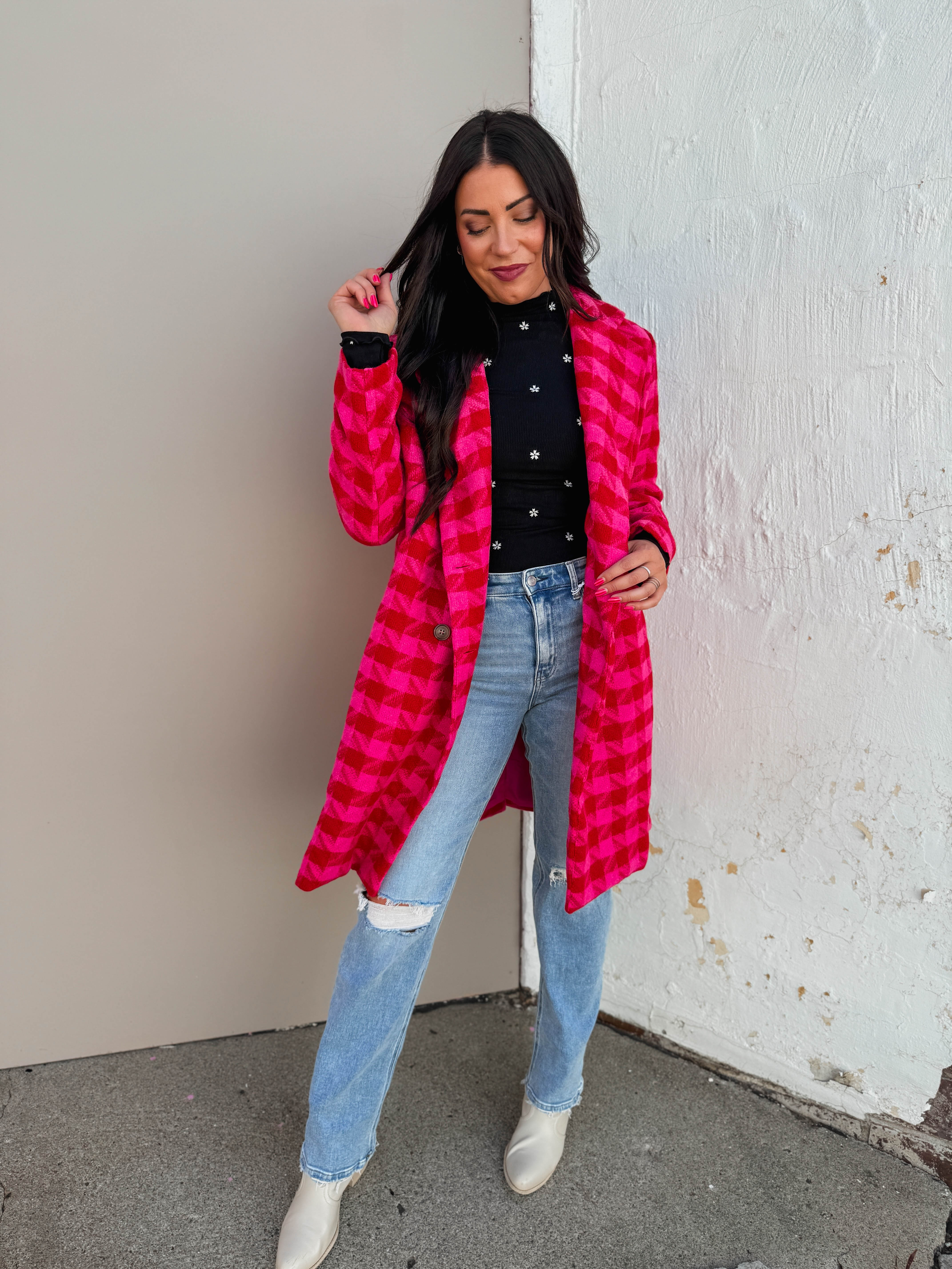 Lyla Houndstooth Jacket - Image 16