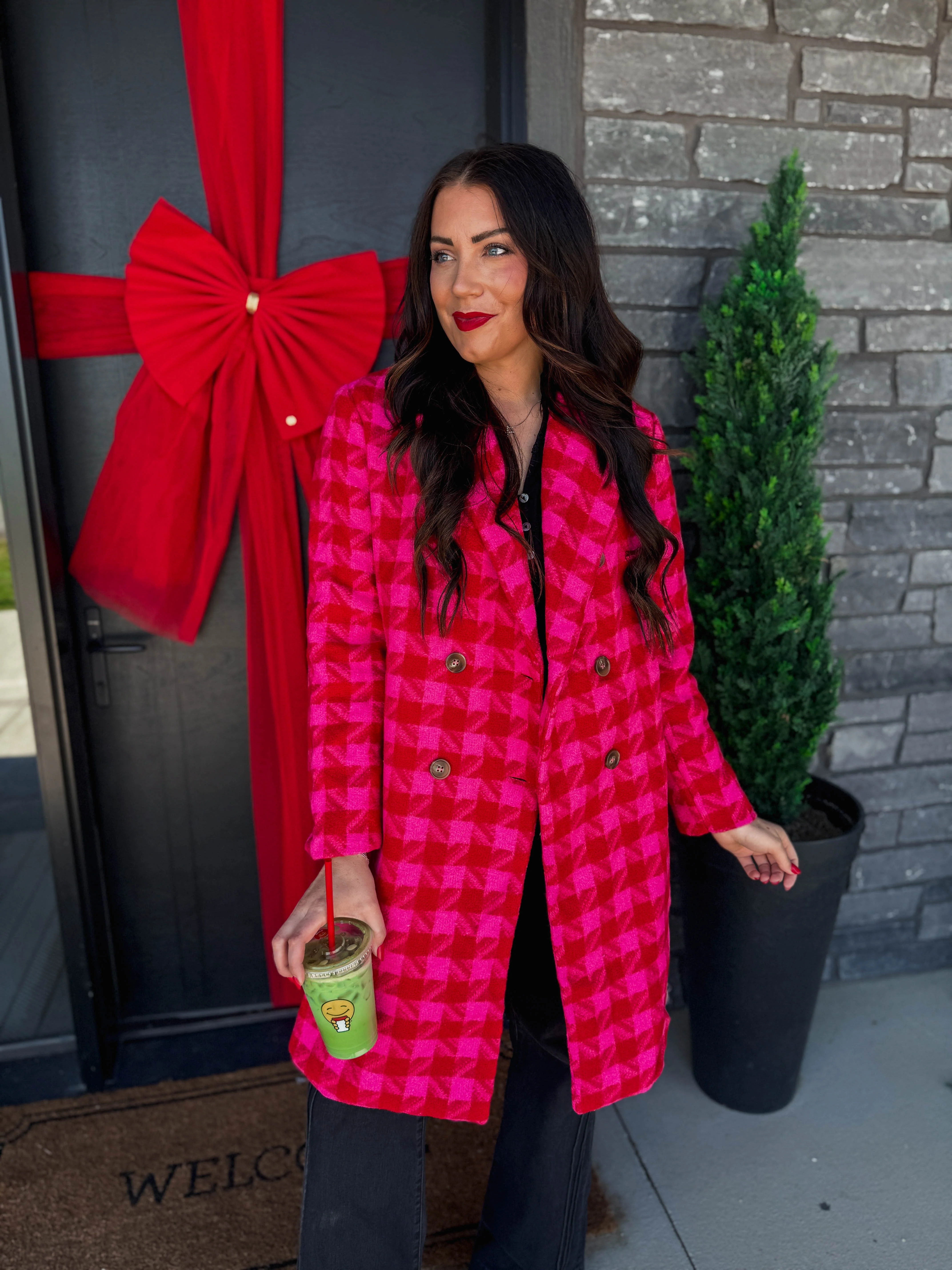 Lyla Houndstooth Jacket - Image 5