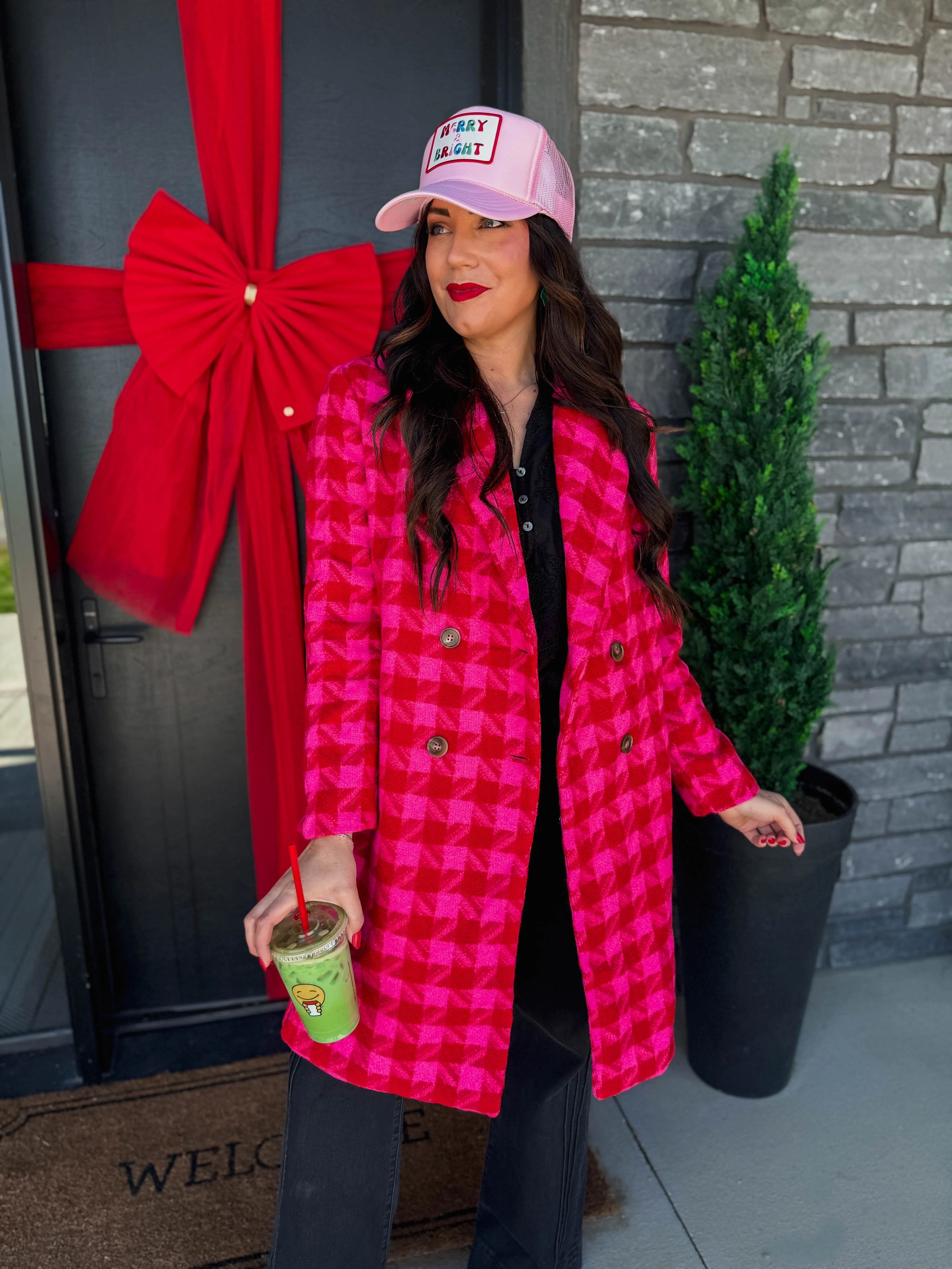Lyla Houndstooth Jacket - Image 7
