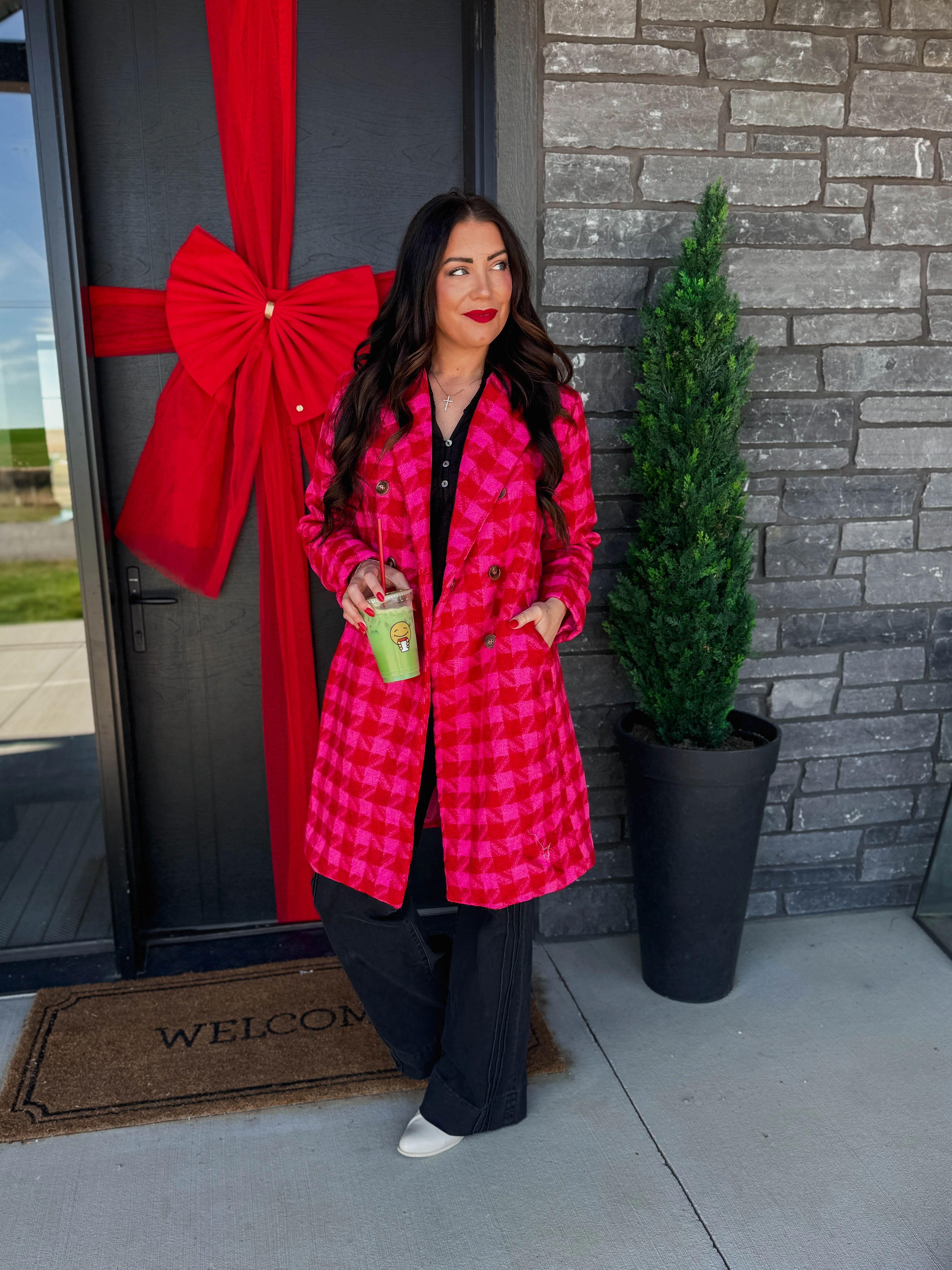 Lyla Houndstooth Jacket - Image 8