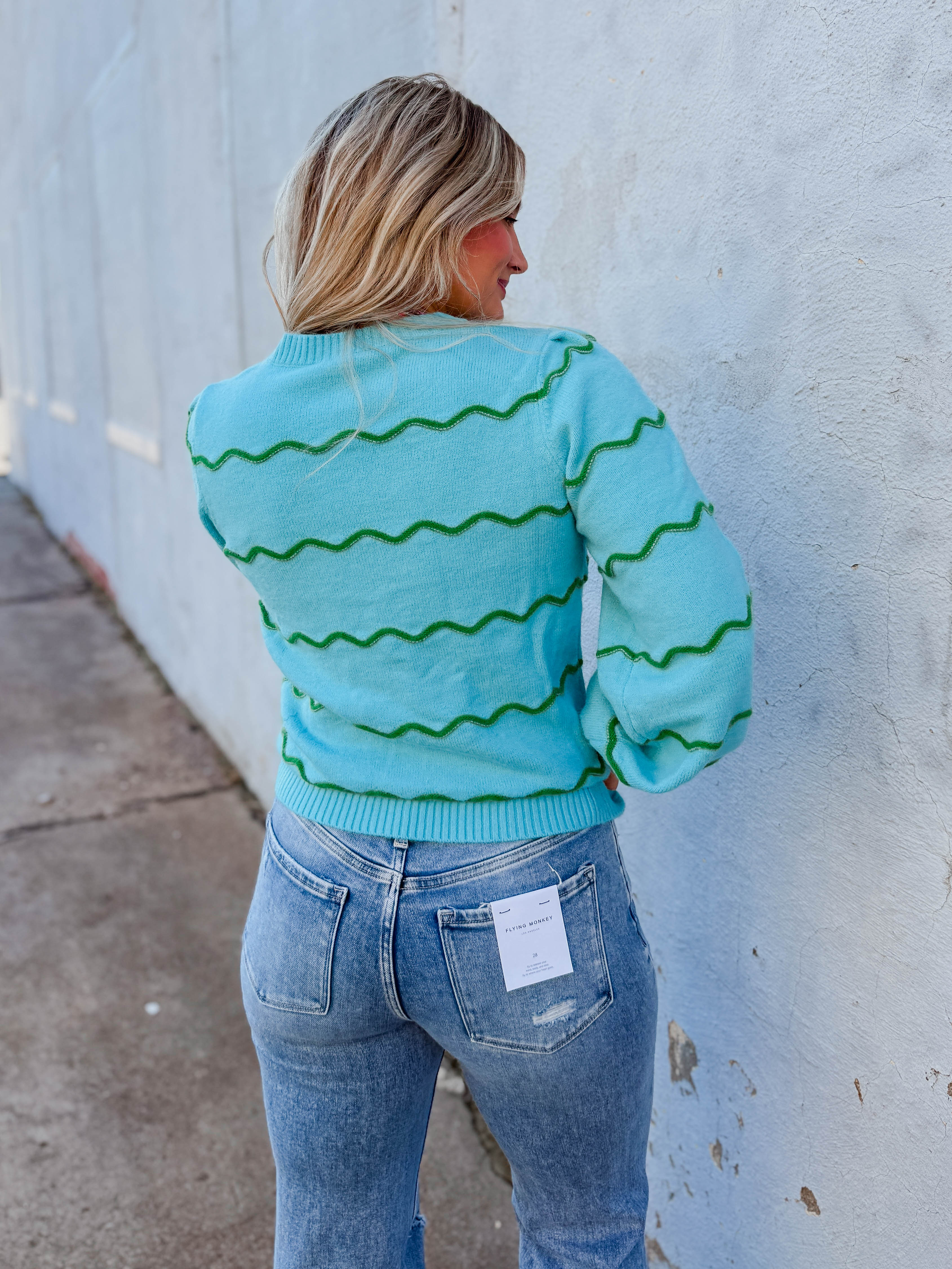 Maeverly Sweater-Cerulean Blue - Image 13