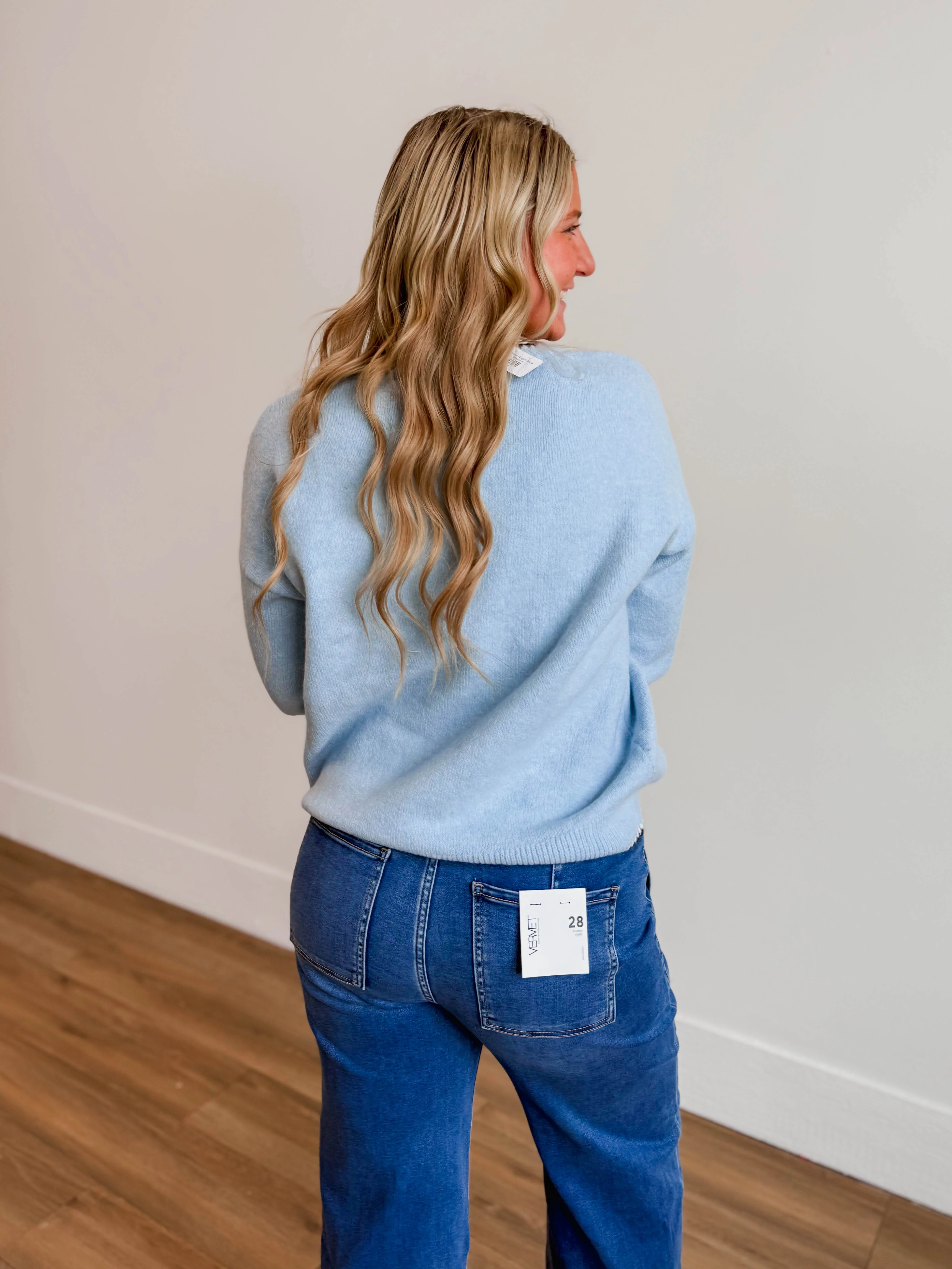 Margo Sweater-Light Blue - Image 7