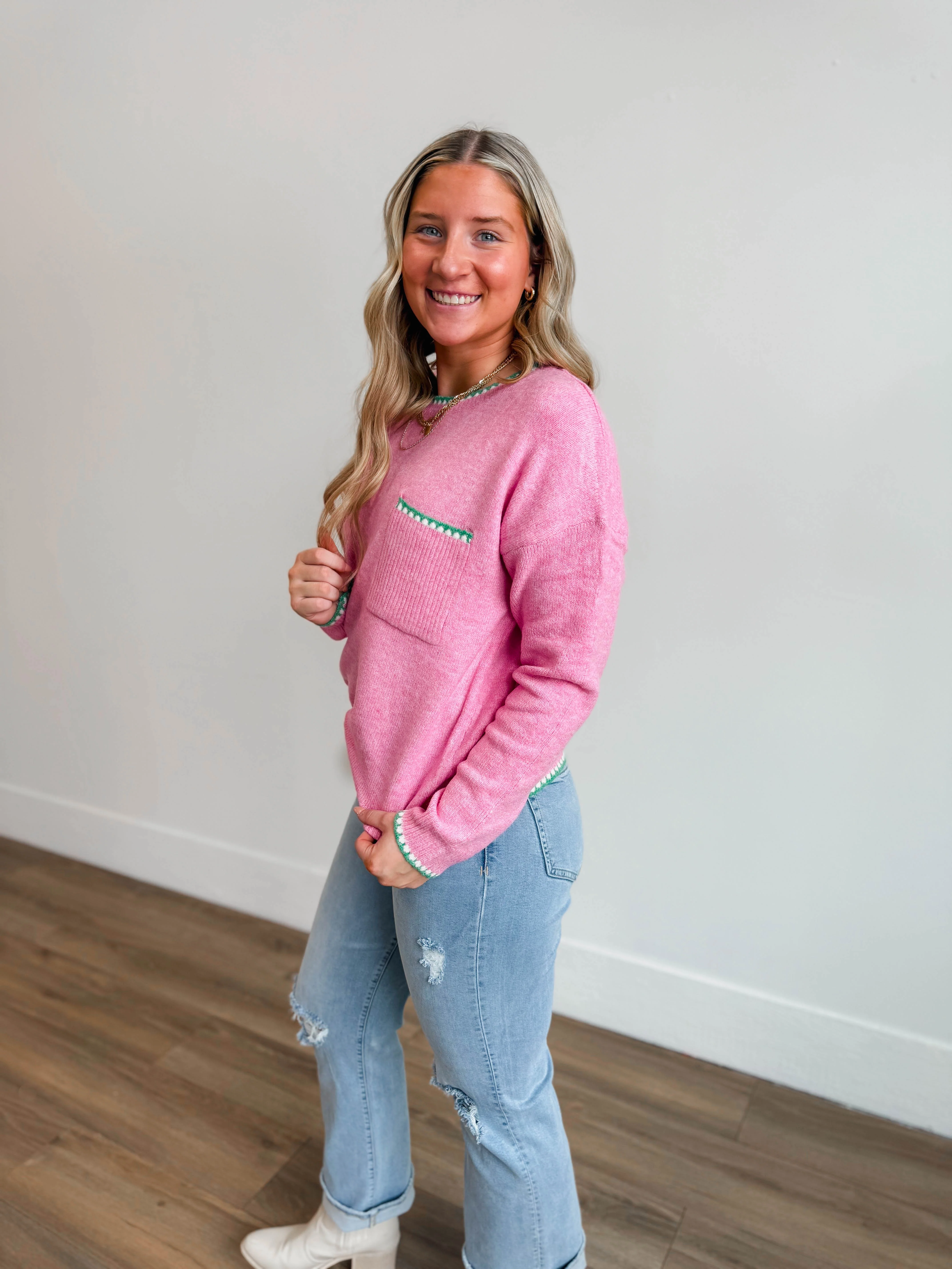 Margo Sweater-Pink - Image 12