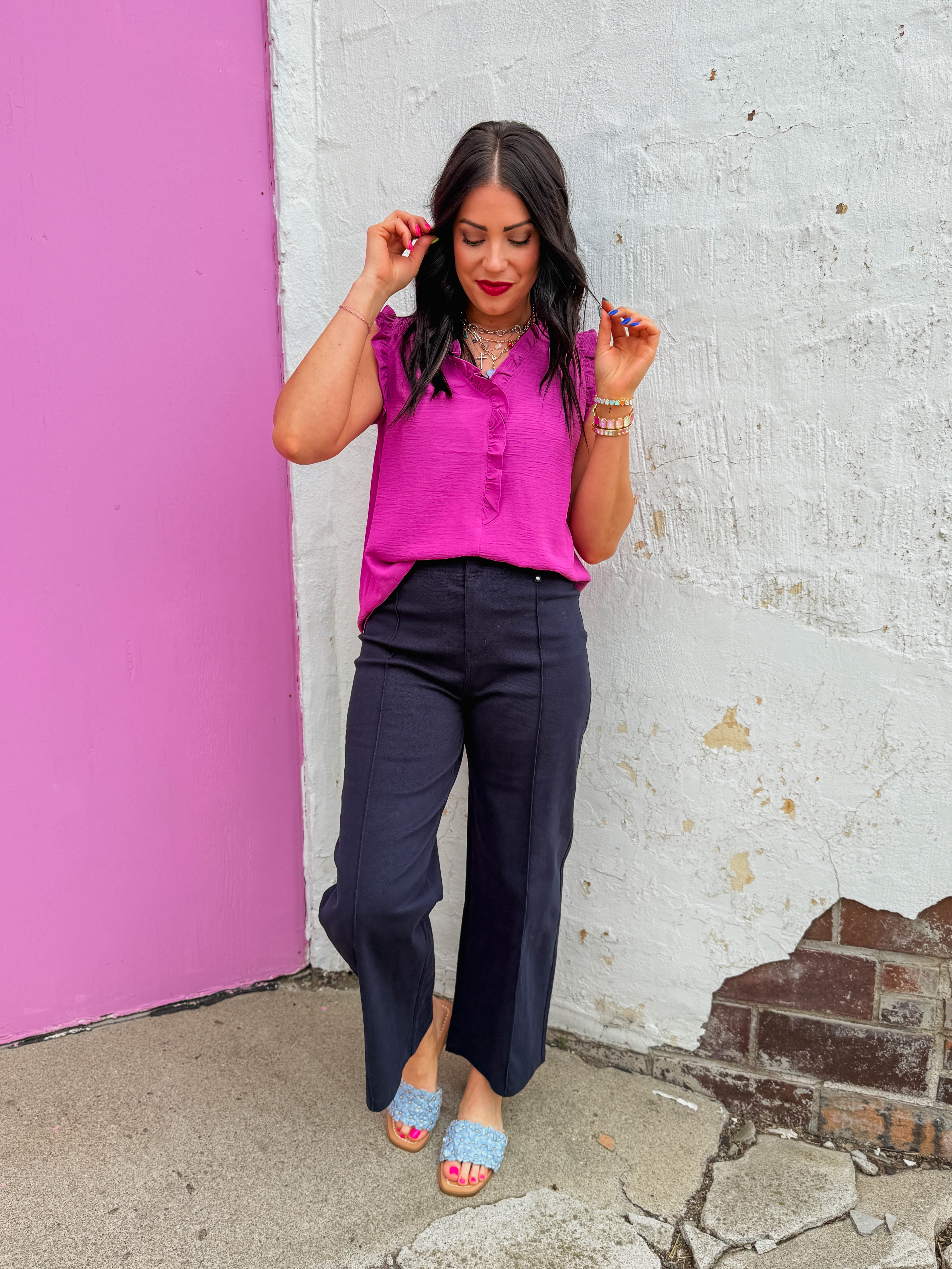Marie Top-Magenta - Image 2