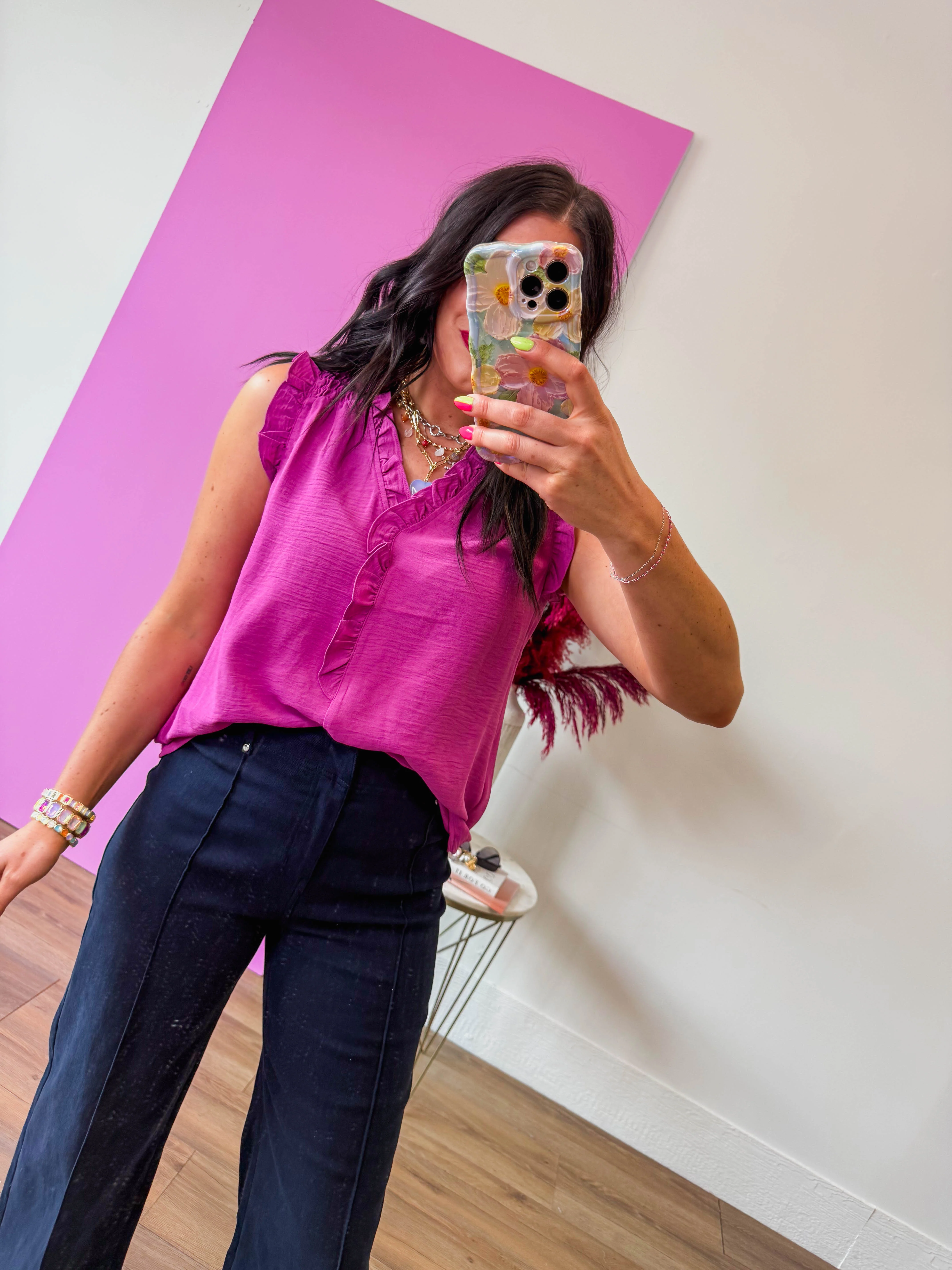 Marie Top-Magenta - Image 3