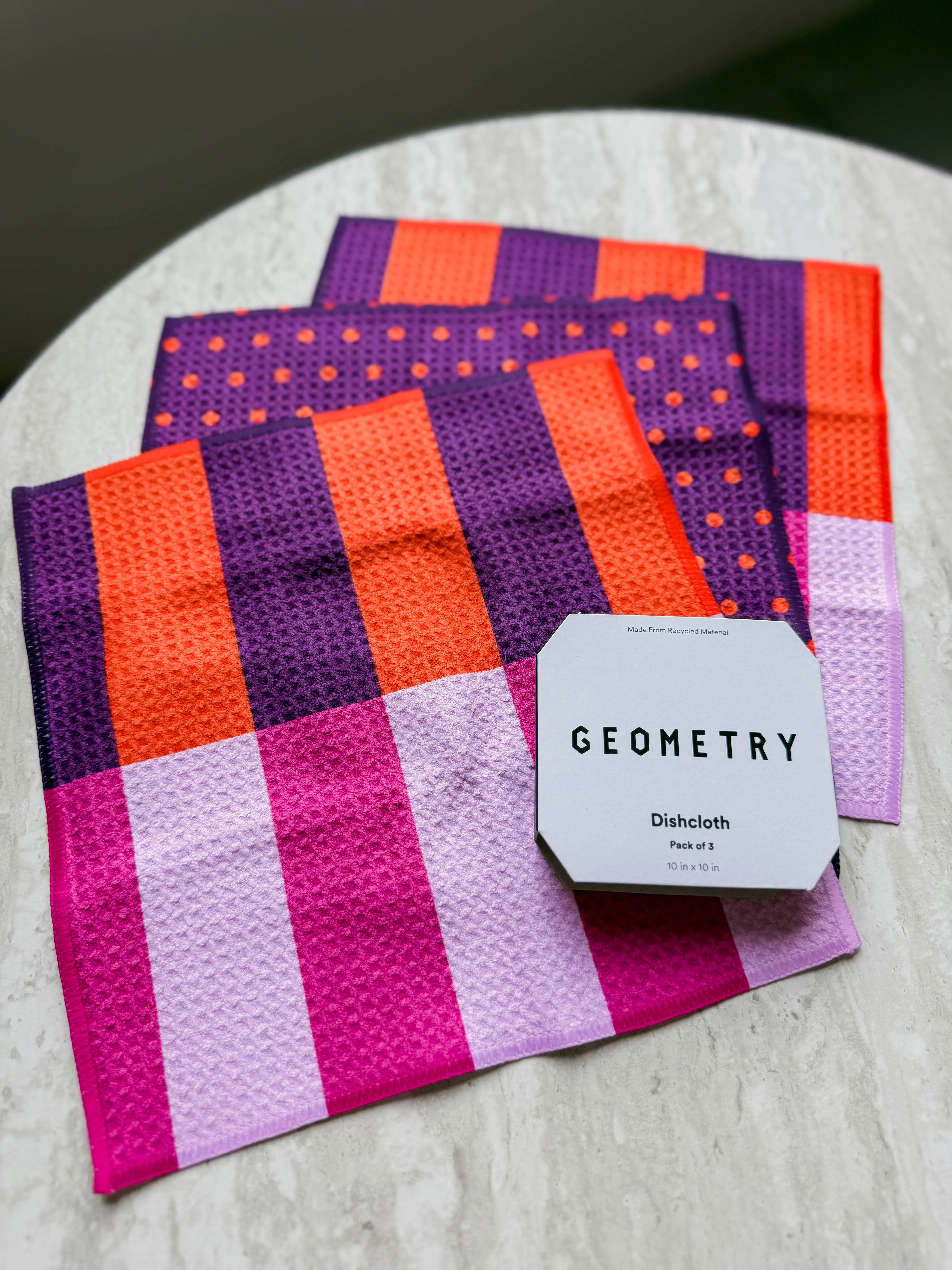 Marmalade Taffy Dishcloth Set-Geometry