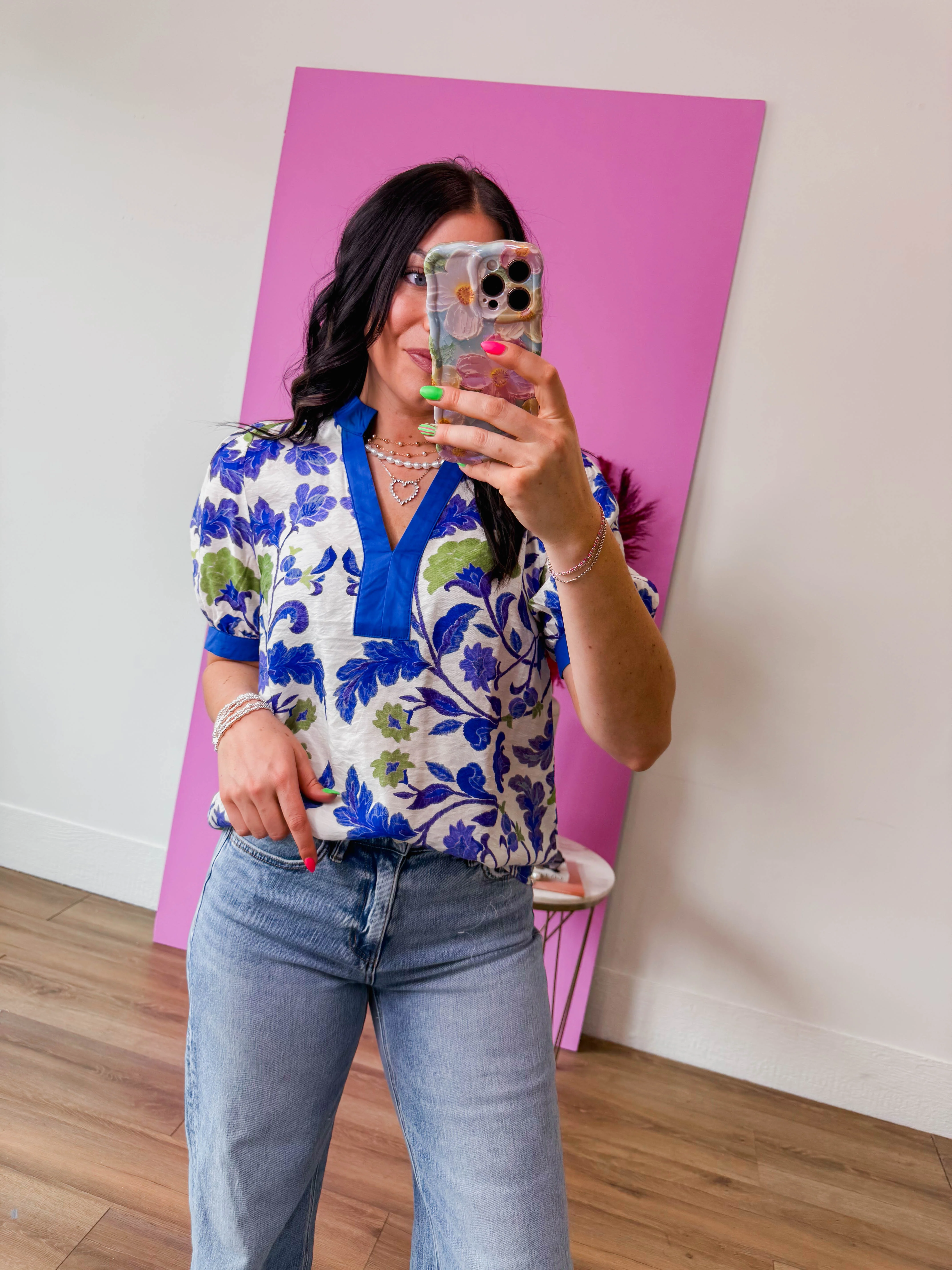 Mel Floral Top