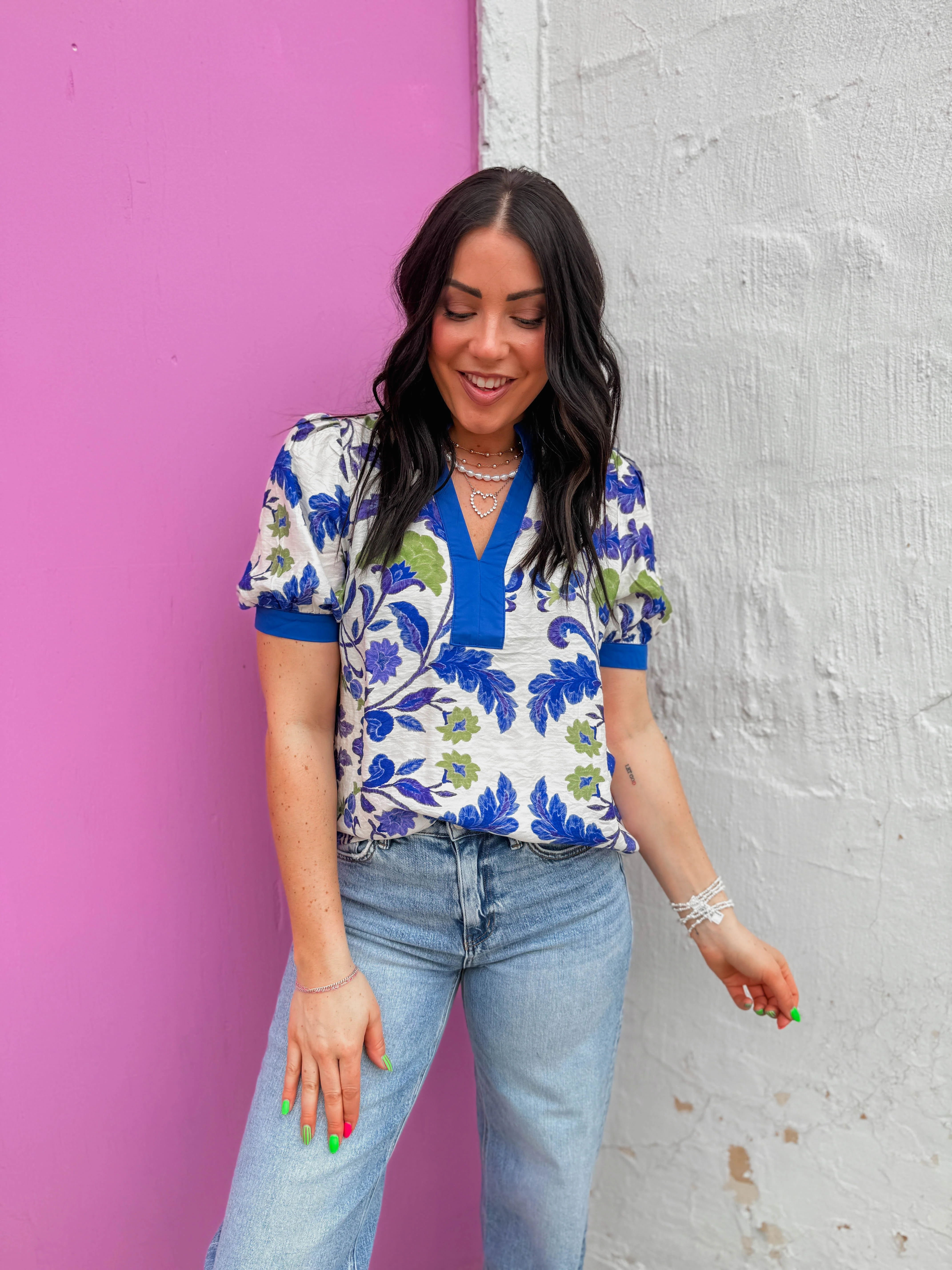 Mel Floral Top - Image 3