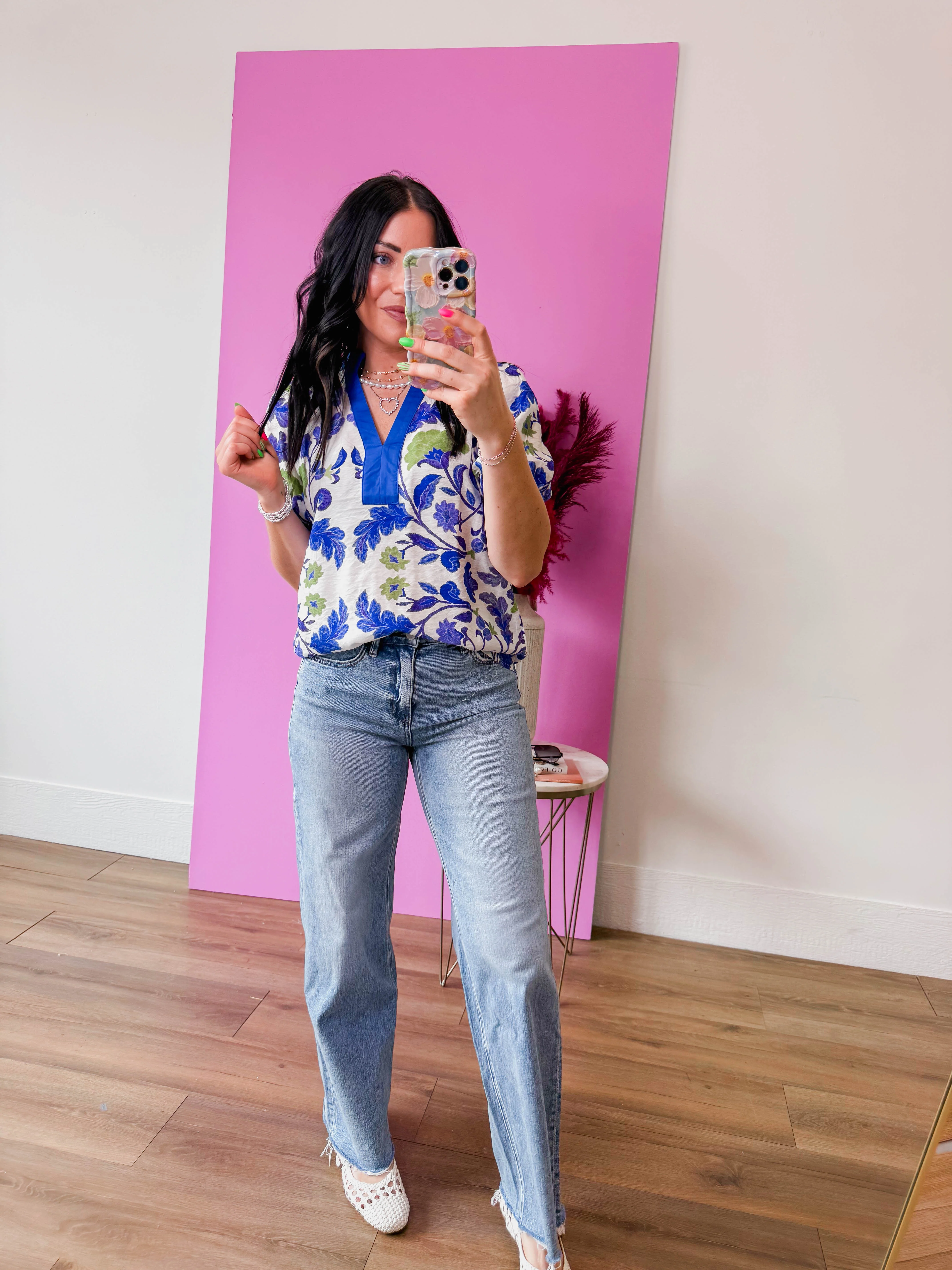 Mel Floral Top - Image 7