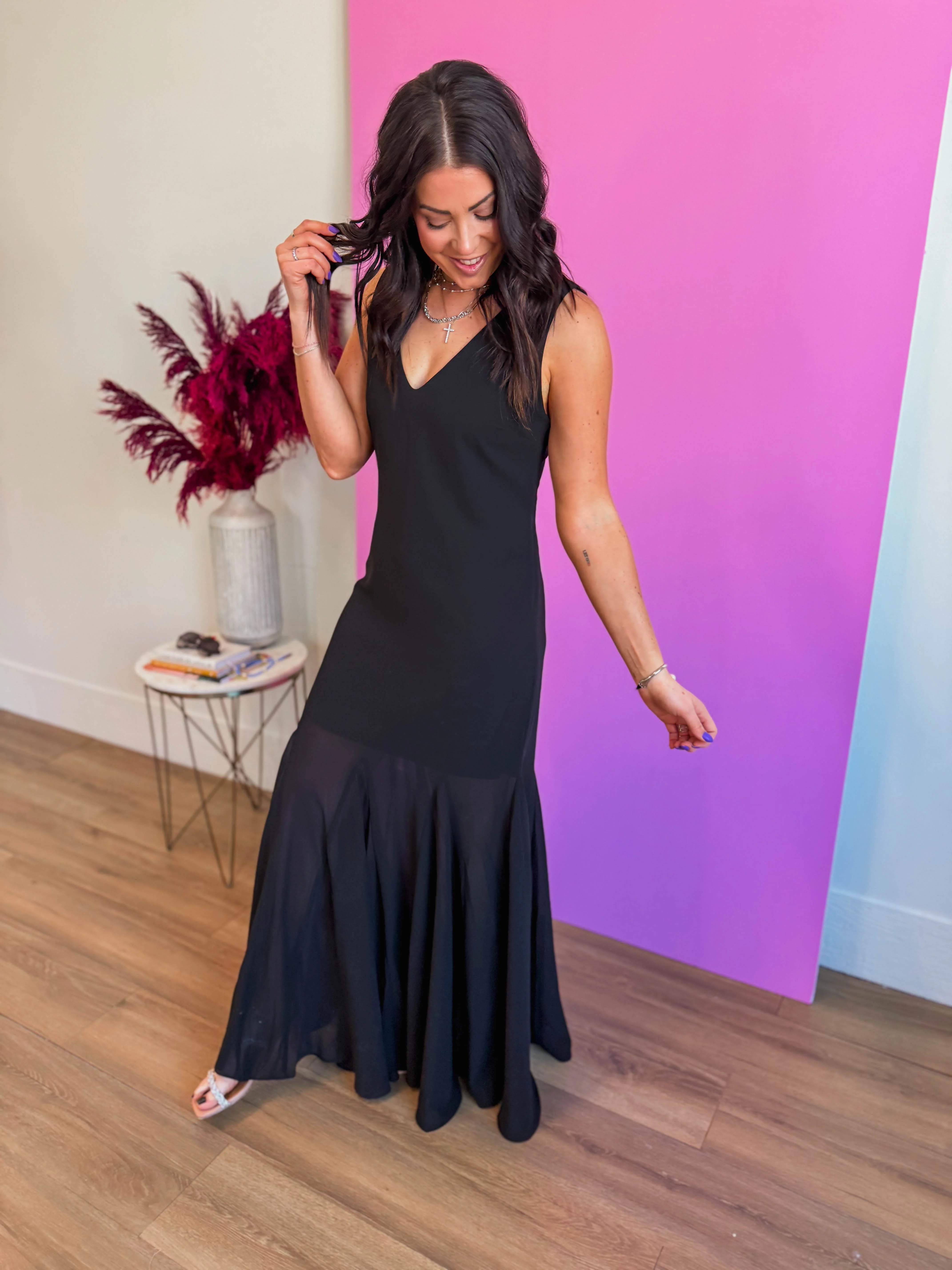 Midnight Muse Maxi Dress - Image 4