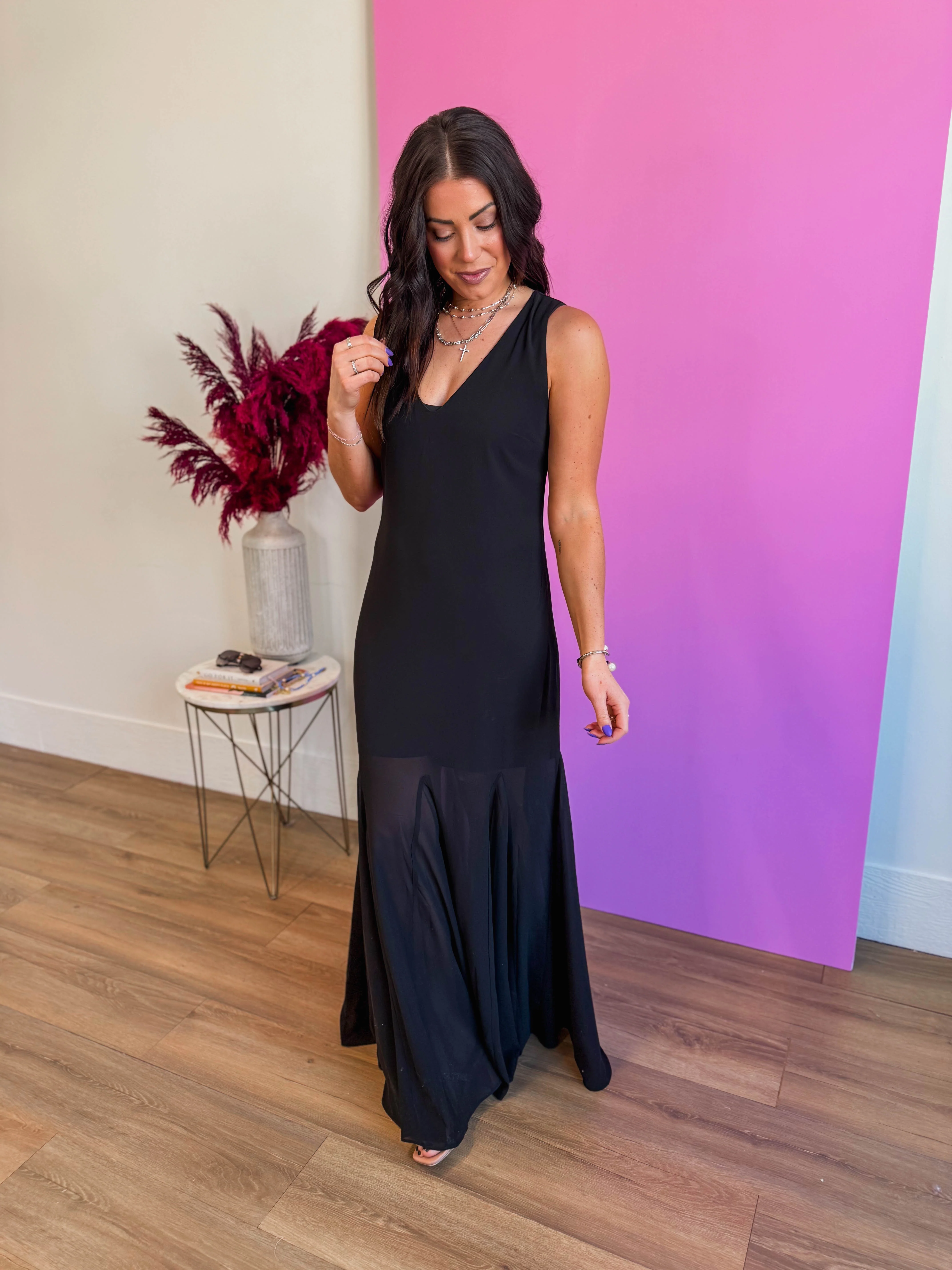 Midnight Muse Maxi Dress - Image 6