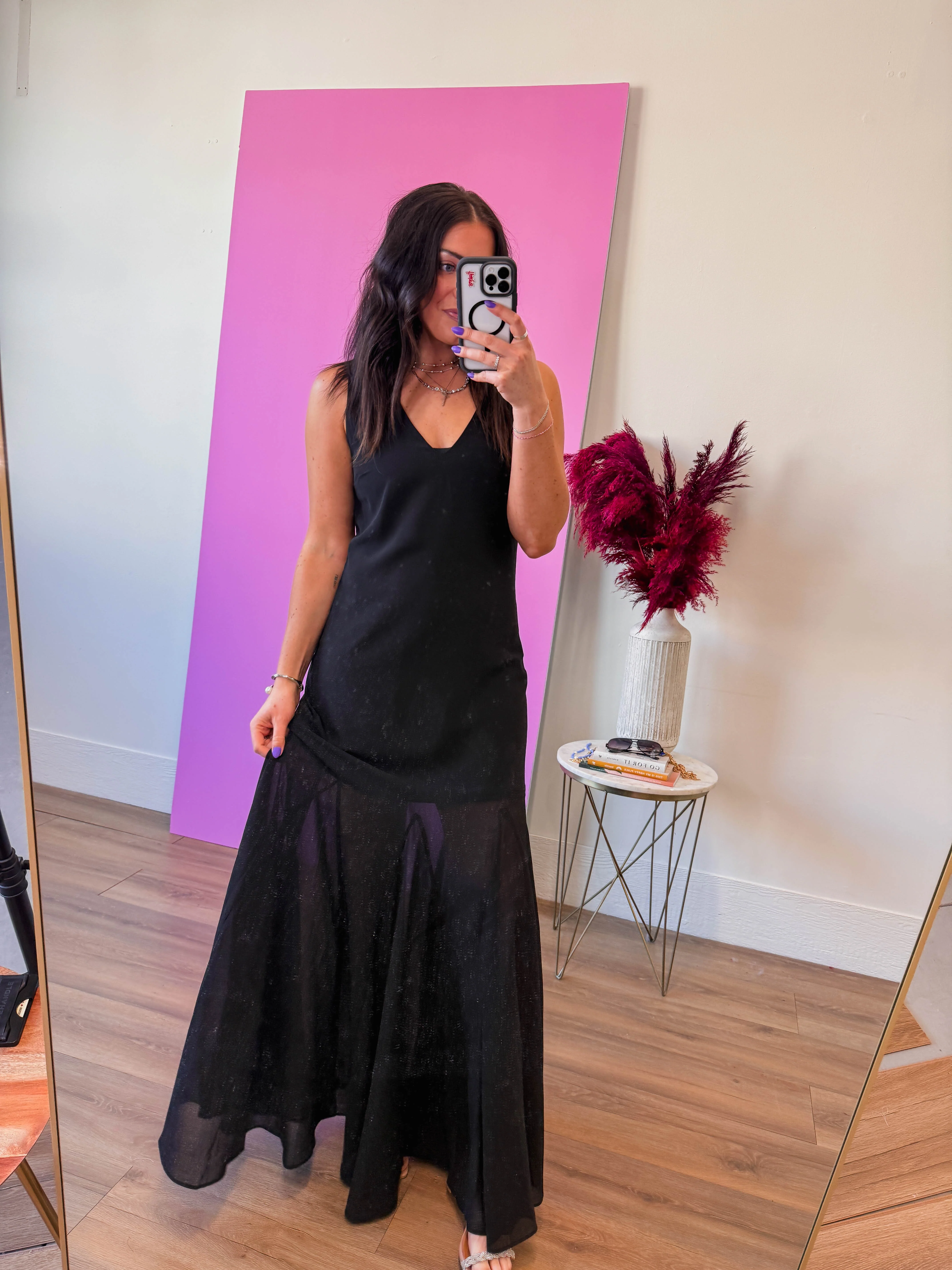 Midnight Muse Maxi Dress - Image 8