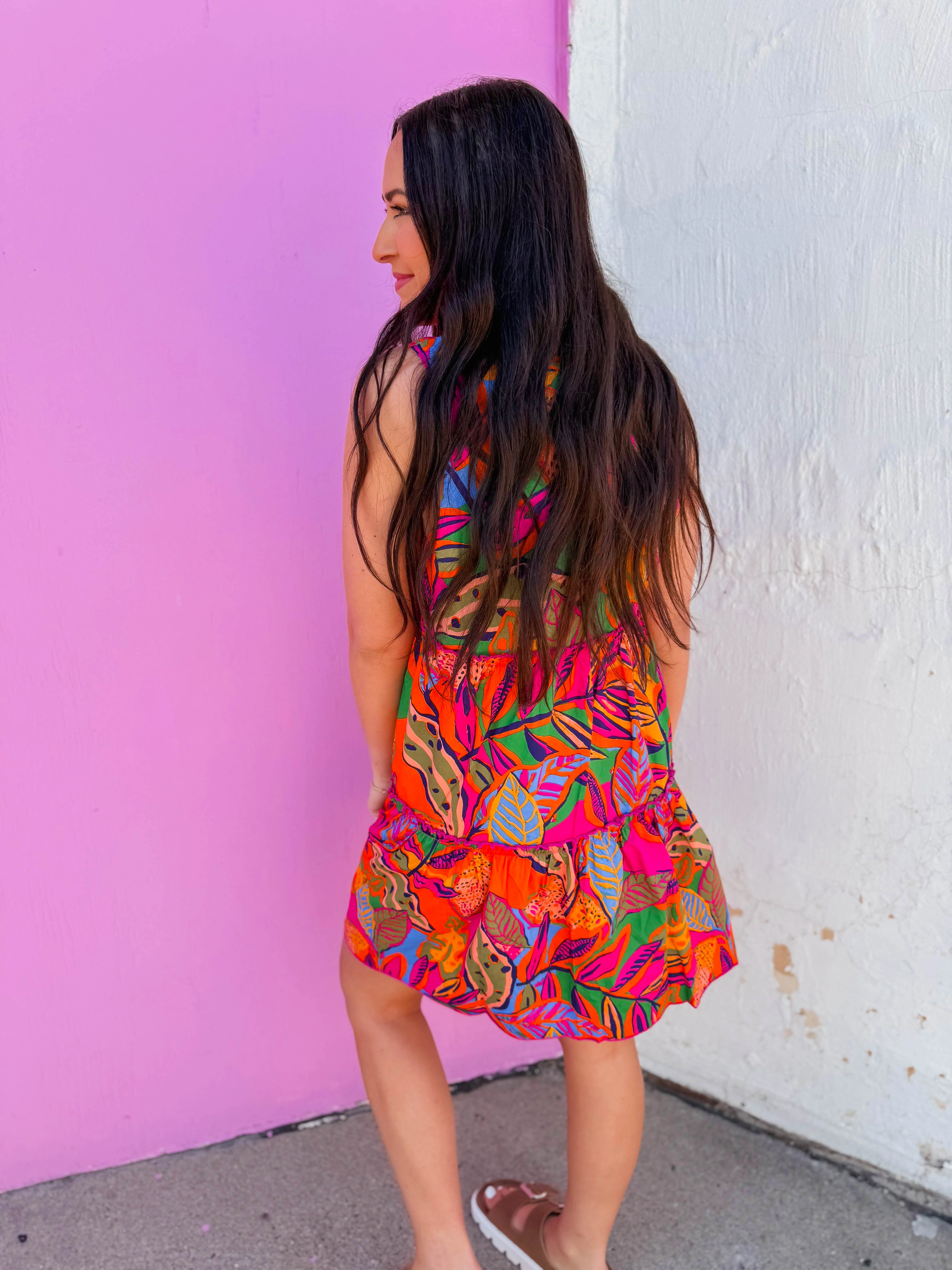 Milana Floral Mini Dress - Image 6