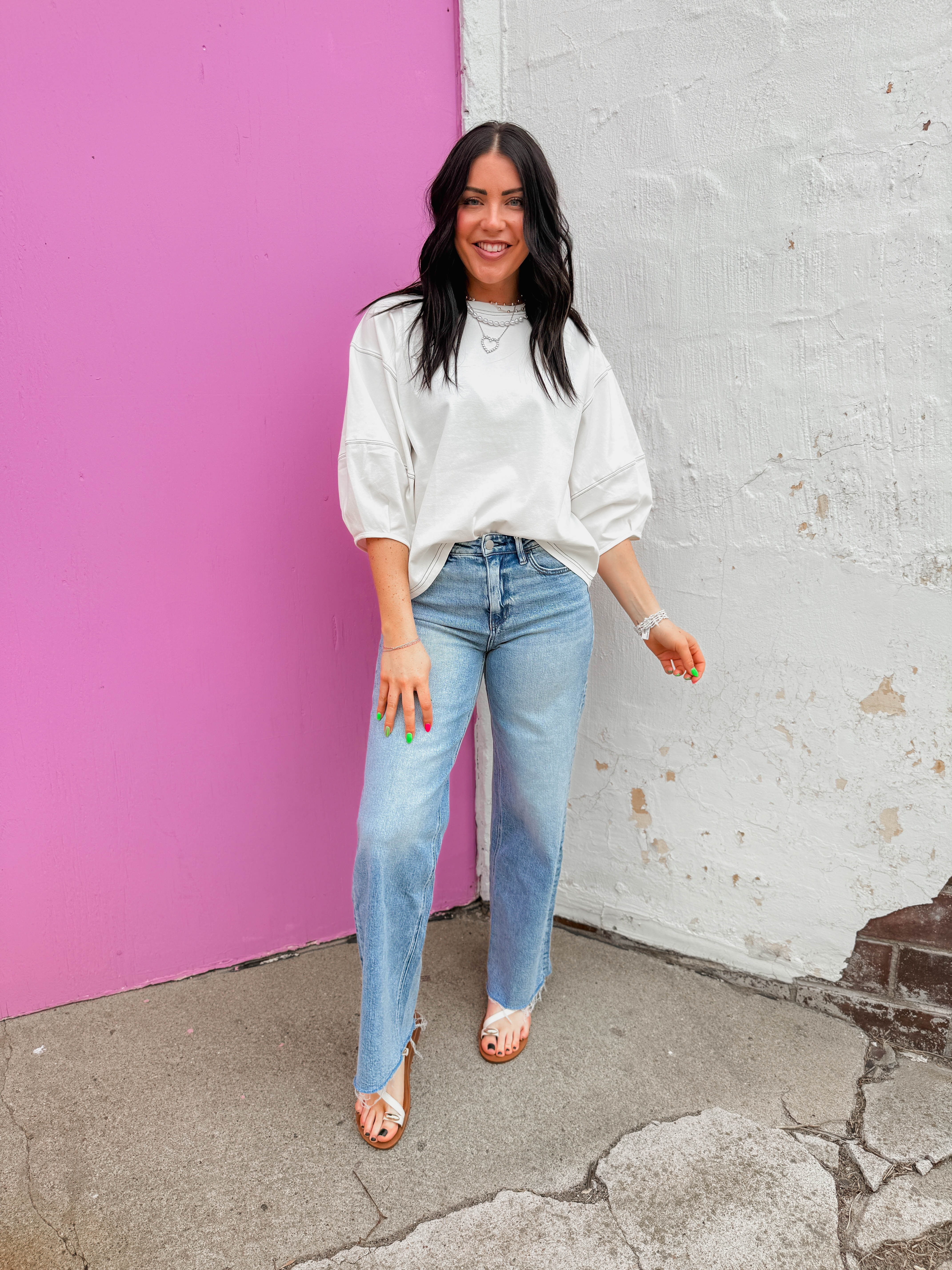 Millie High Rise Wide Leg Jeans - Image 10