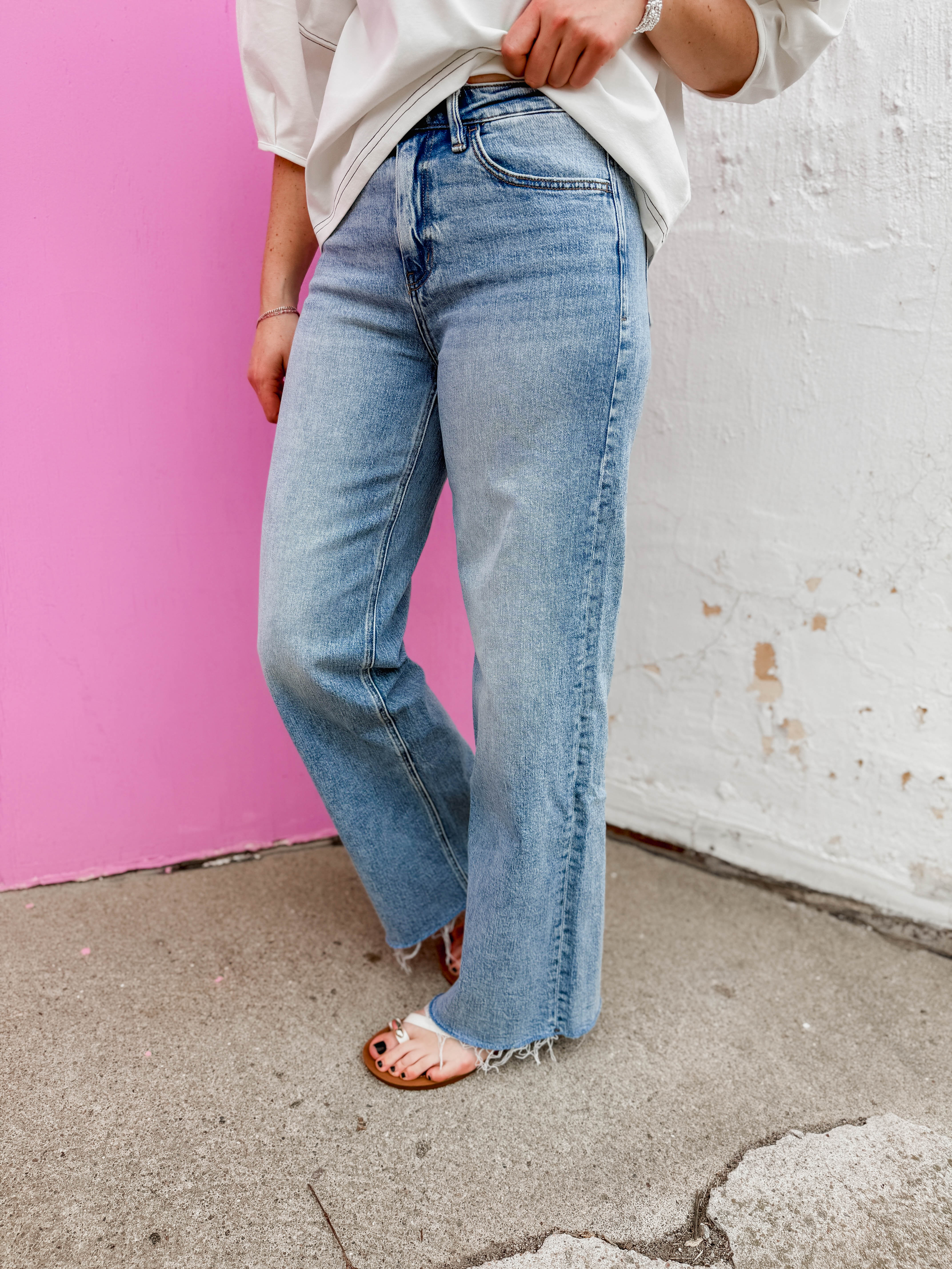 Millie High Rise Wide Leg Jeans - Image 11
