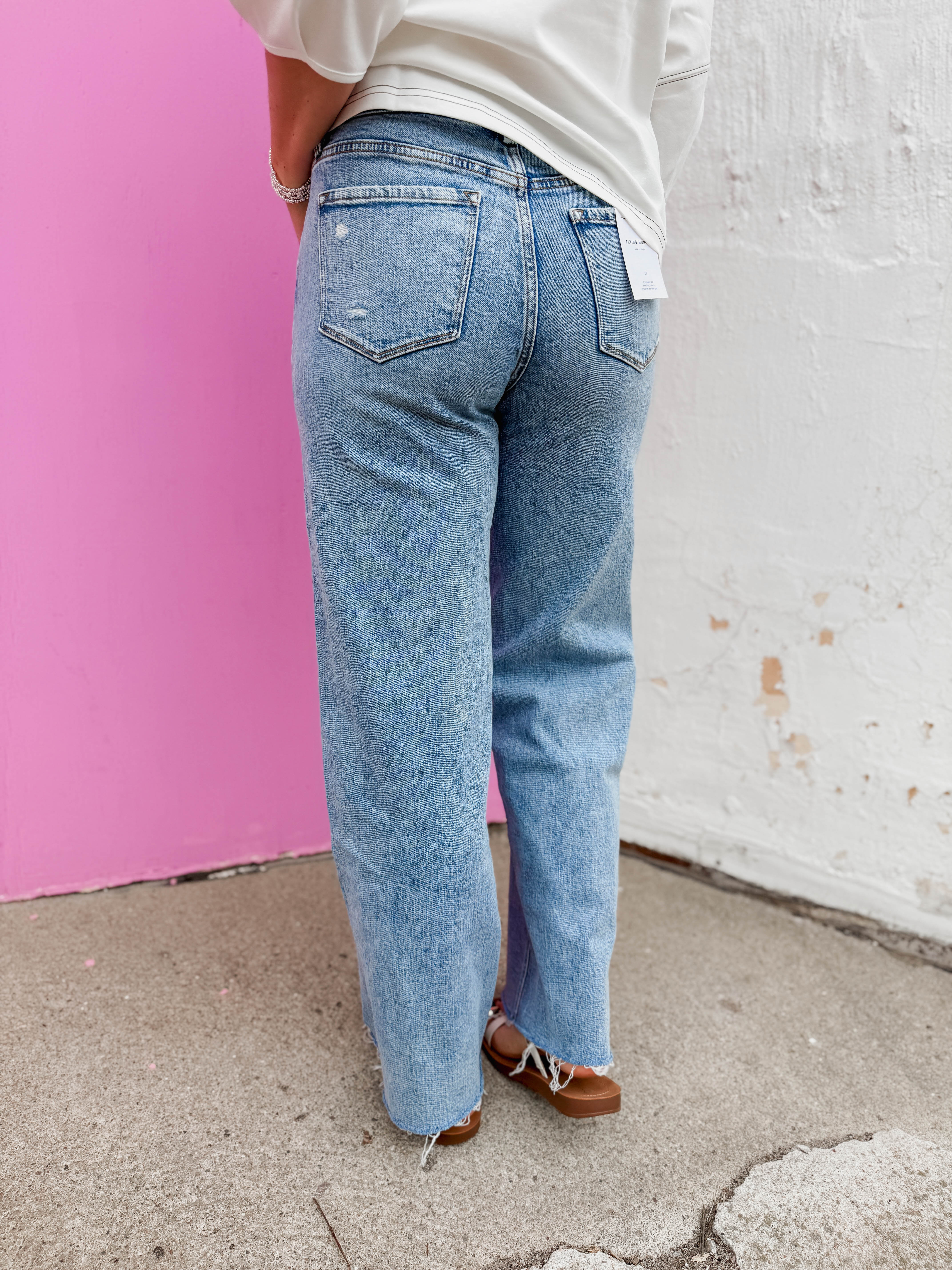 Millie High Rise Wide Leg Jeans - Image 12