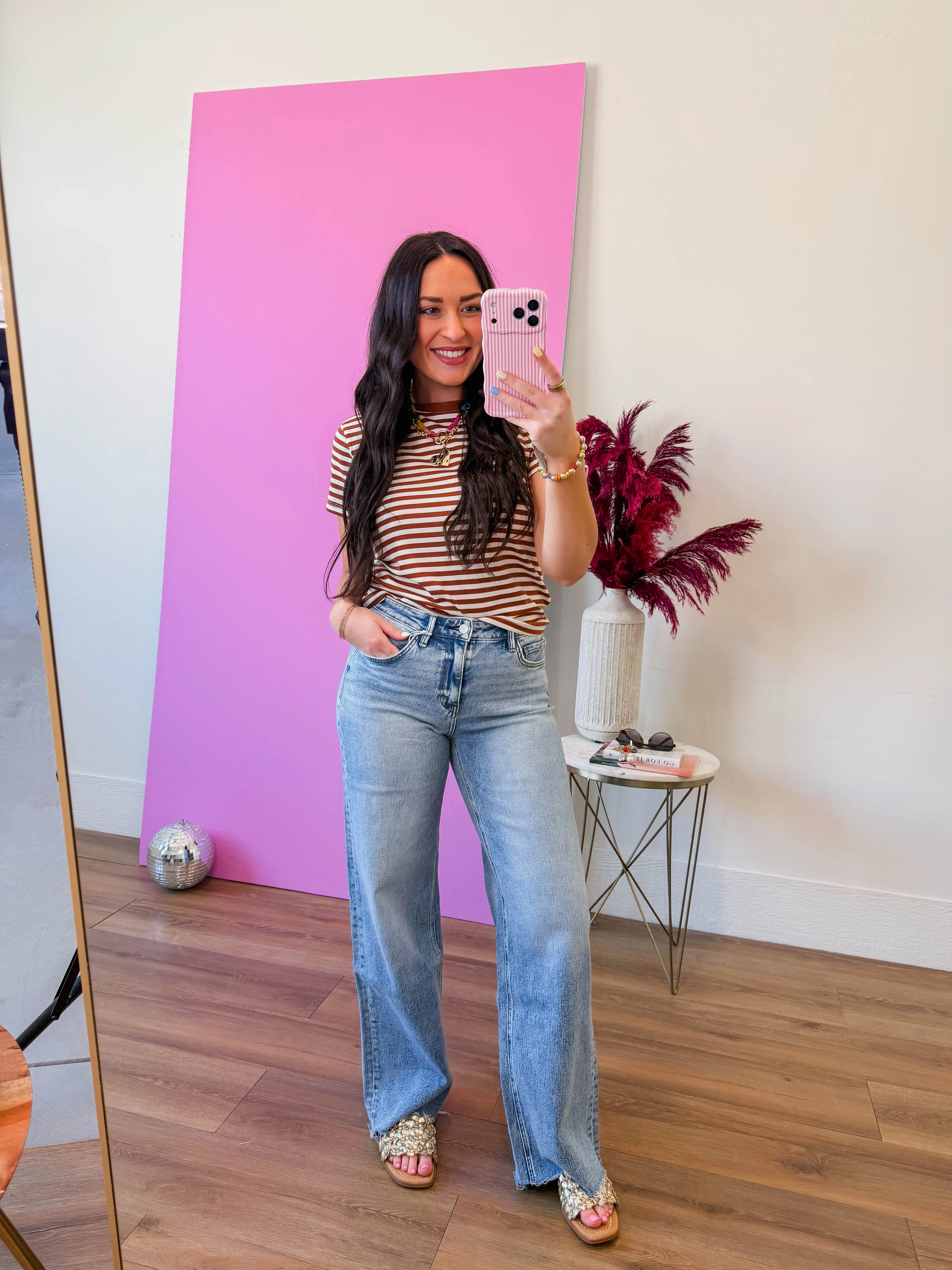 Millie High Rise Wide Leg Jeans - Image 4