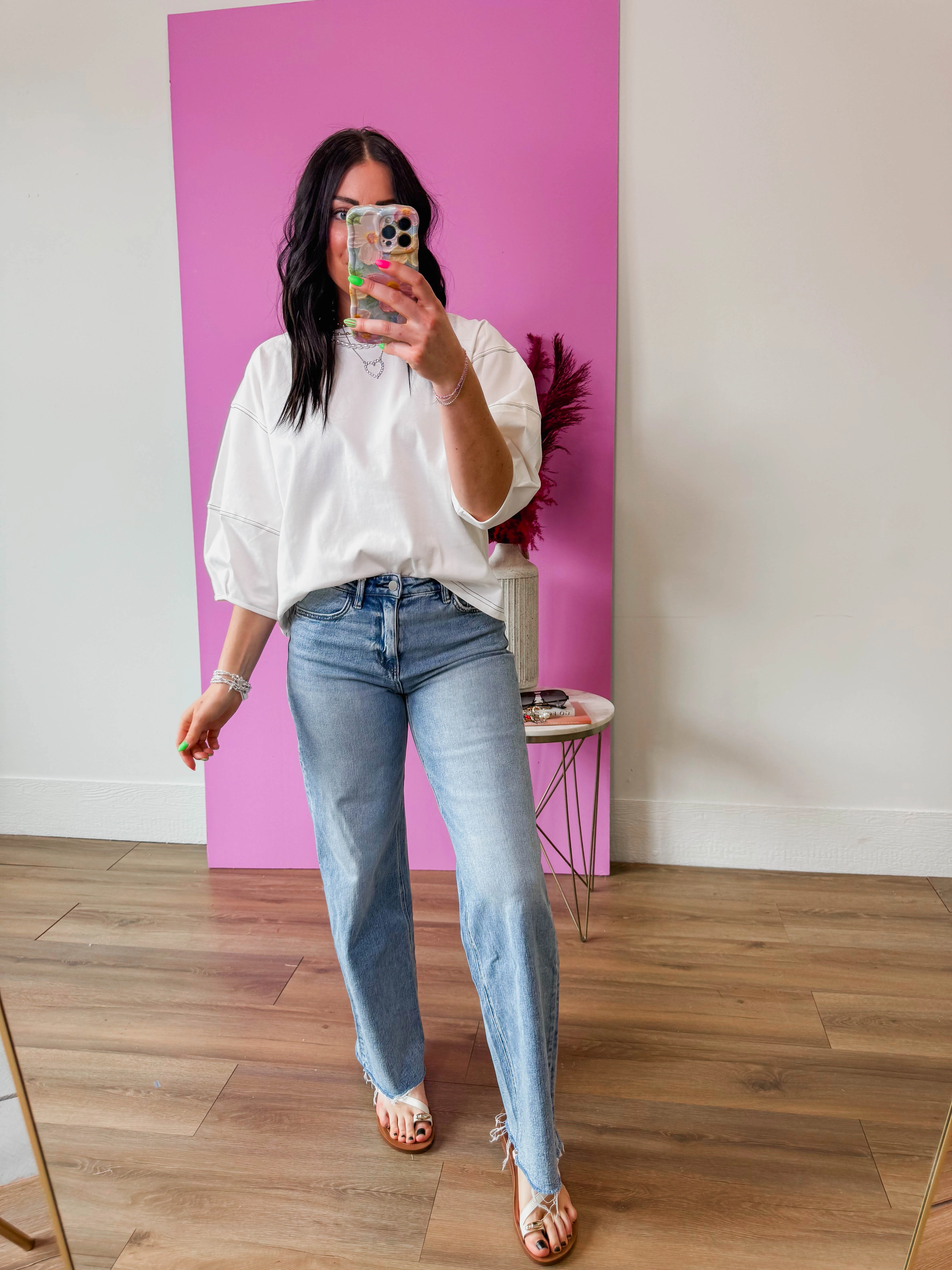 Millie High Rise Wide Leg Jeans - Image 8