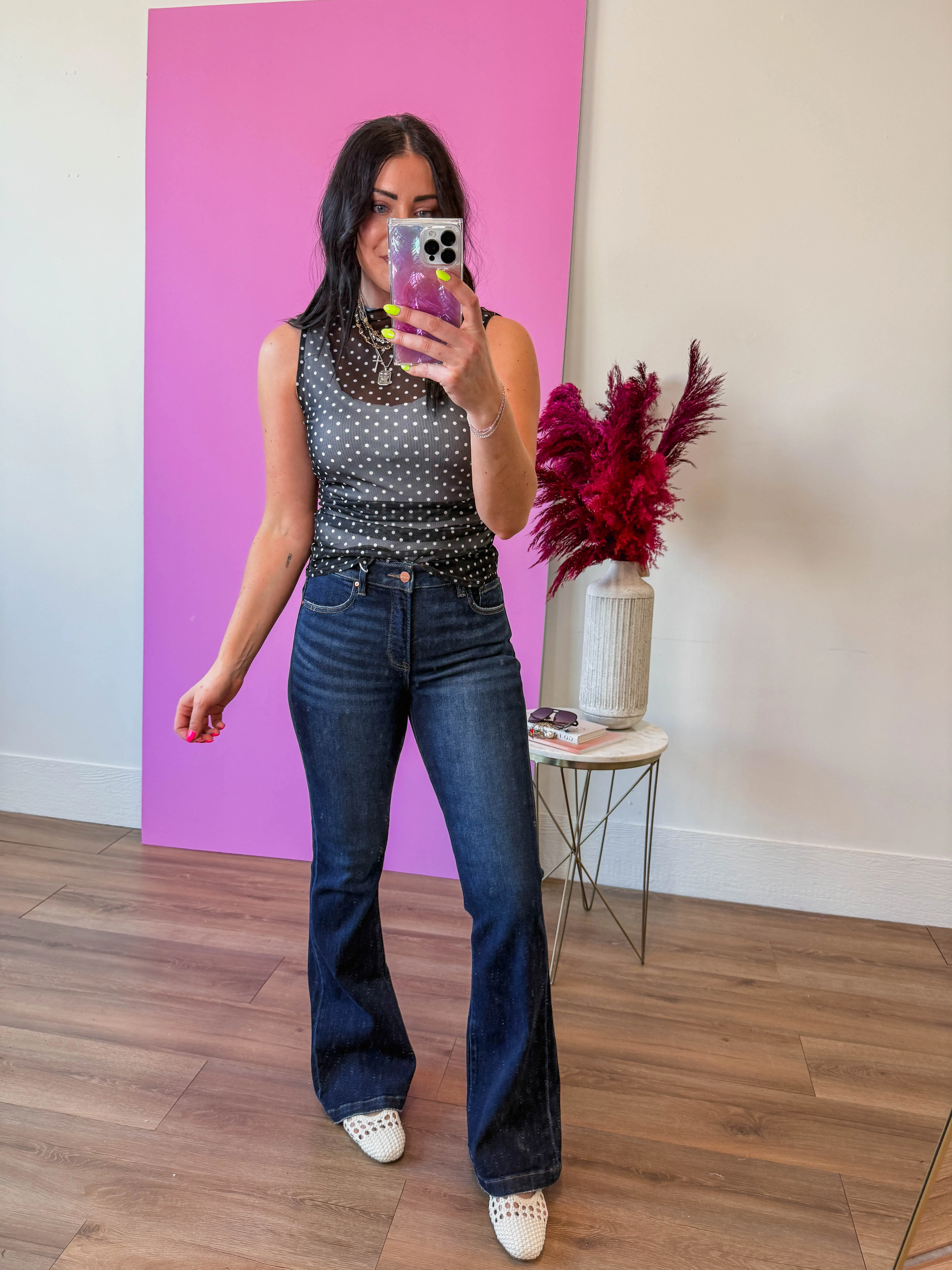 Mindy High Rise Flare Denim - Image 3
