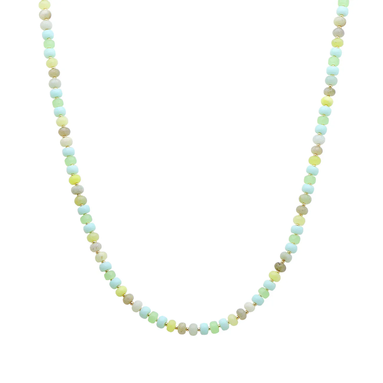 Mint Beaded Necklace - Image 2