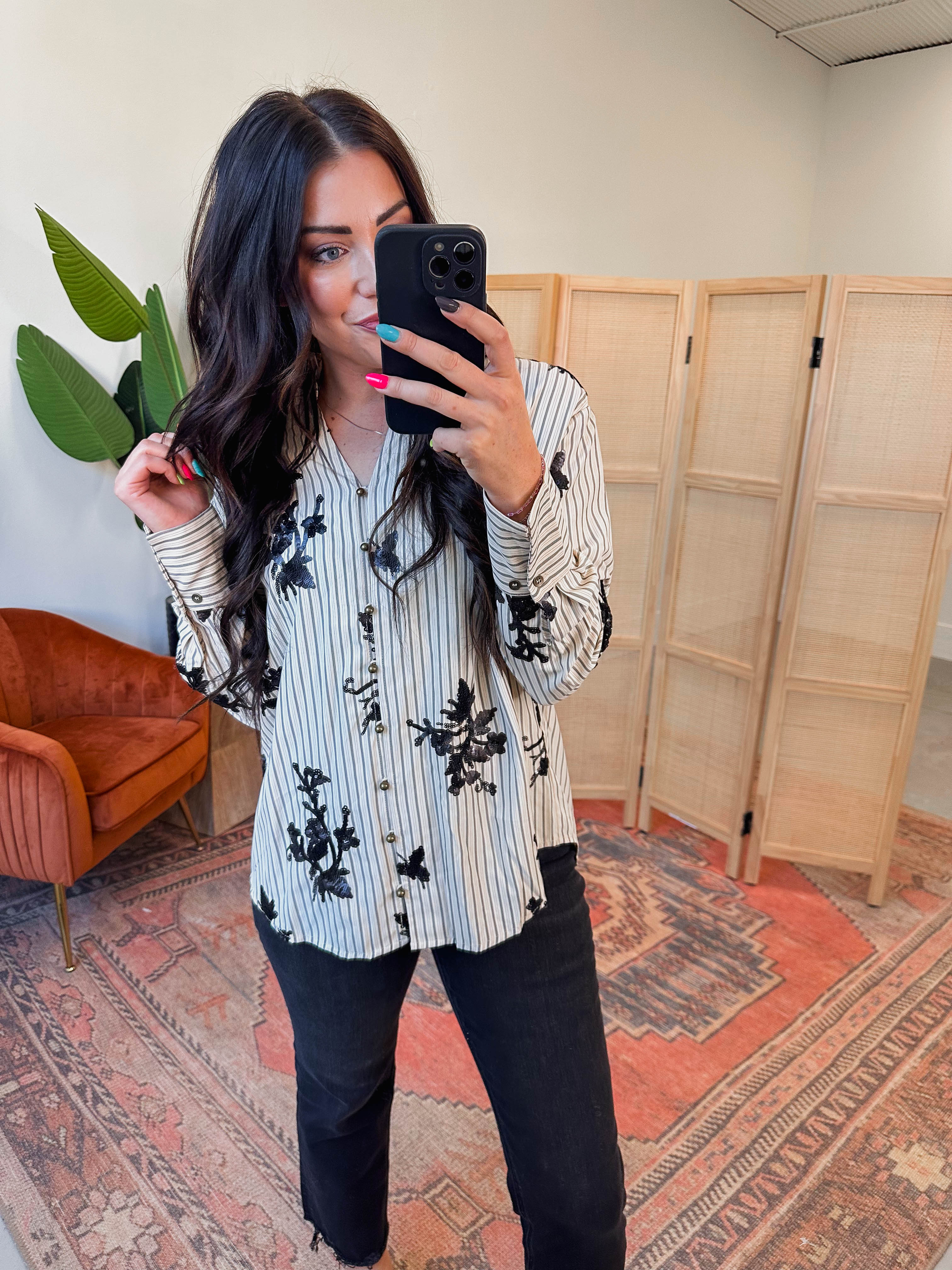 Natalia Floral Top - Image 3