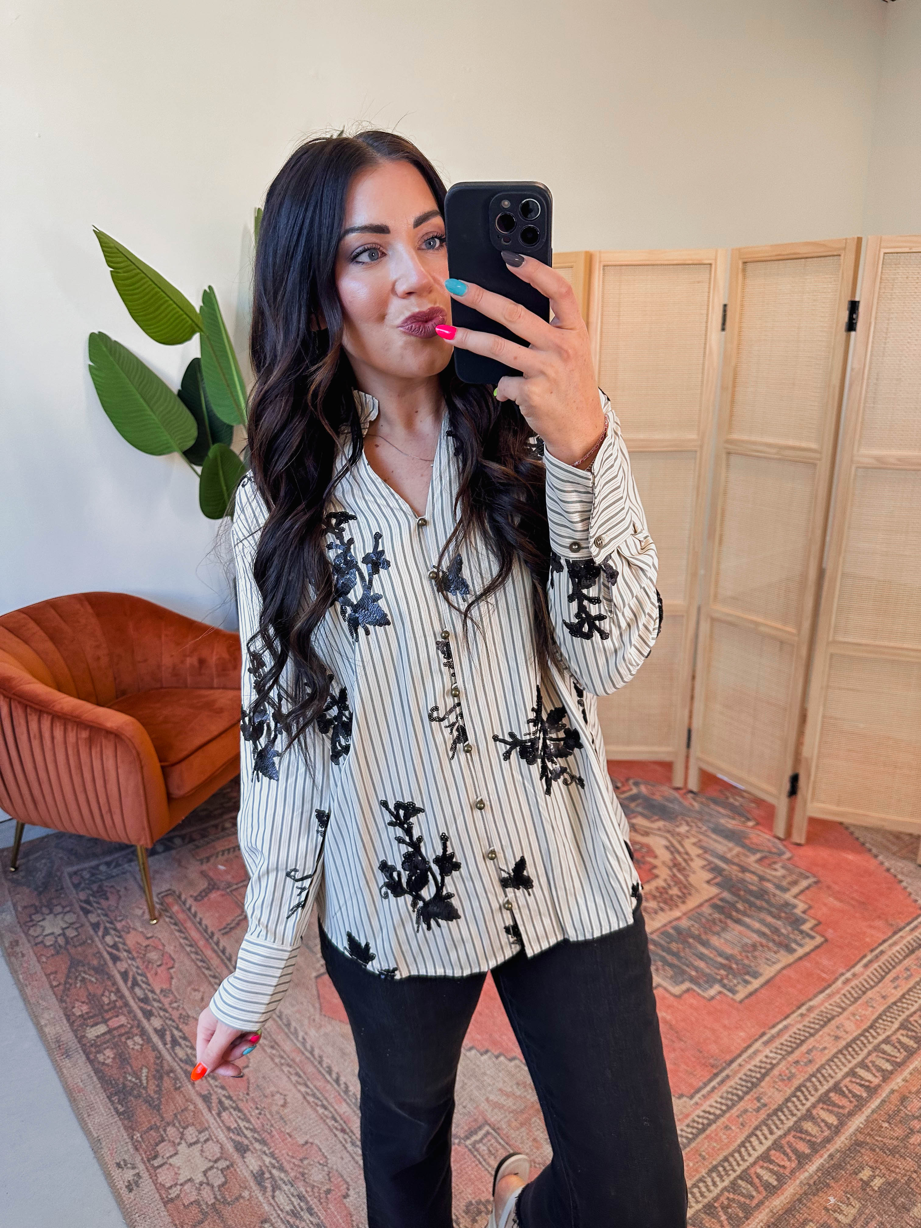 Natalia Floral Top - Image 7