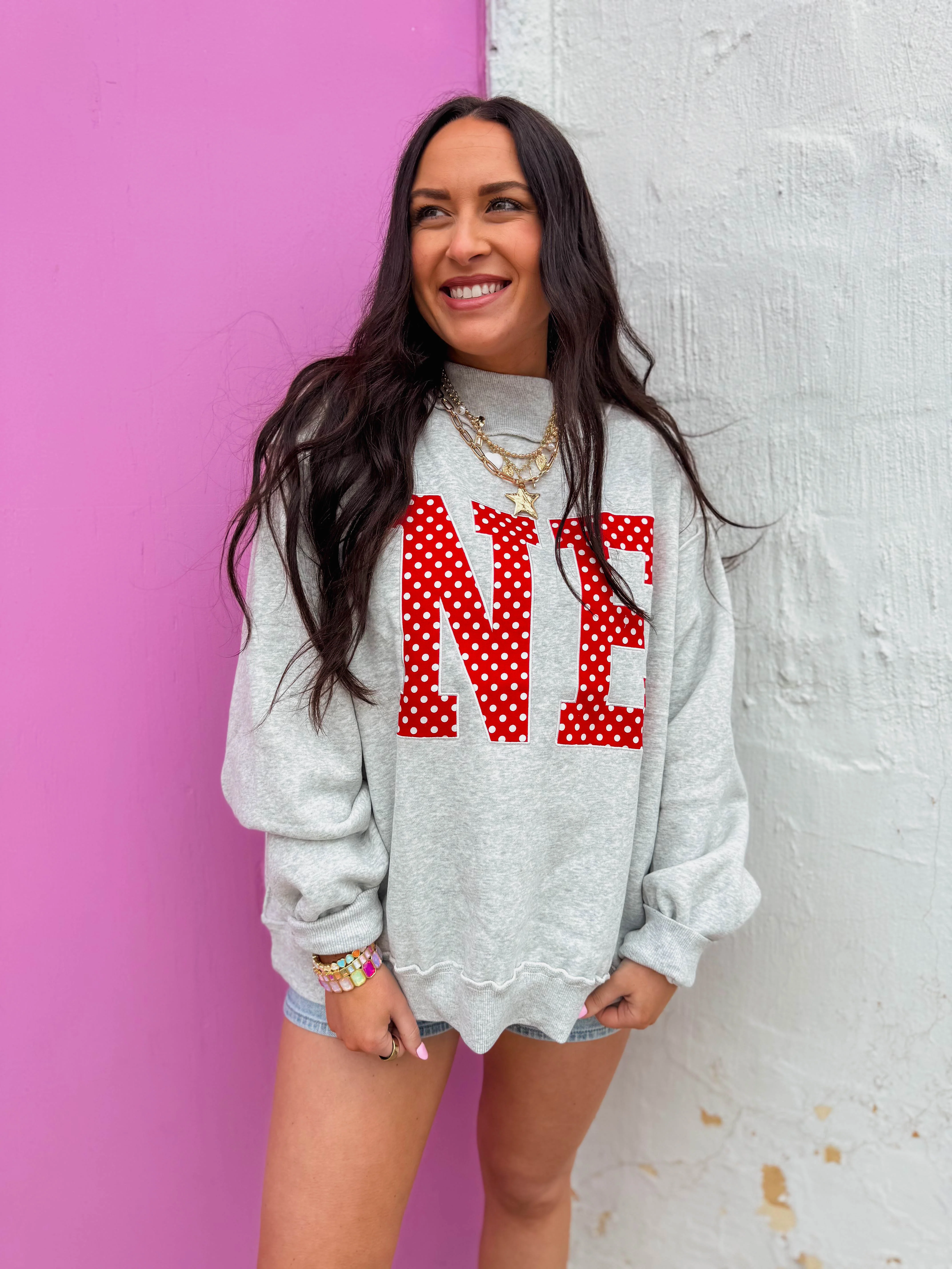 NE Polka Dot Mock Neck - Image 5
