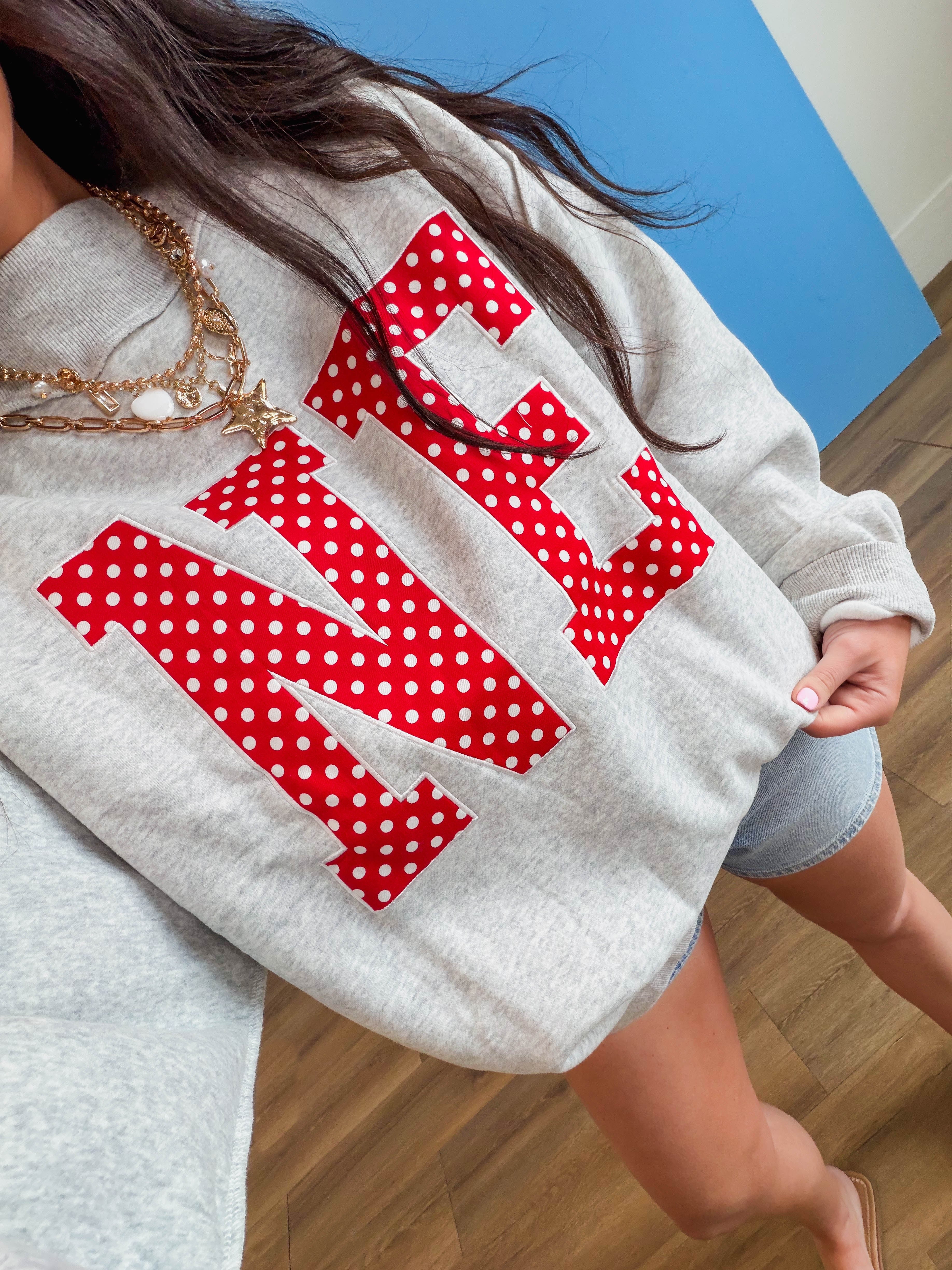 NE Polka Dot Mock Neck - Image 6