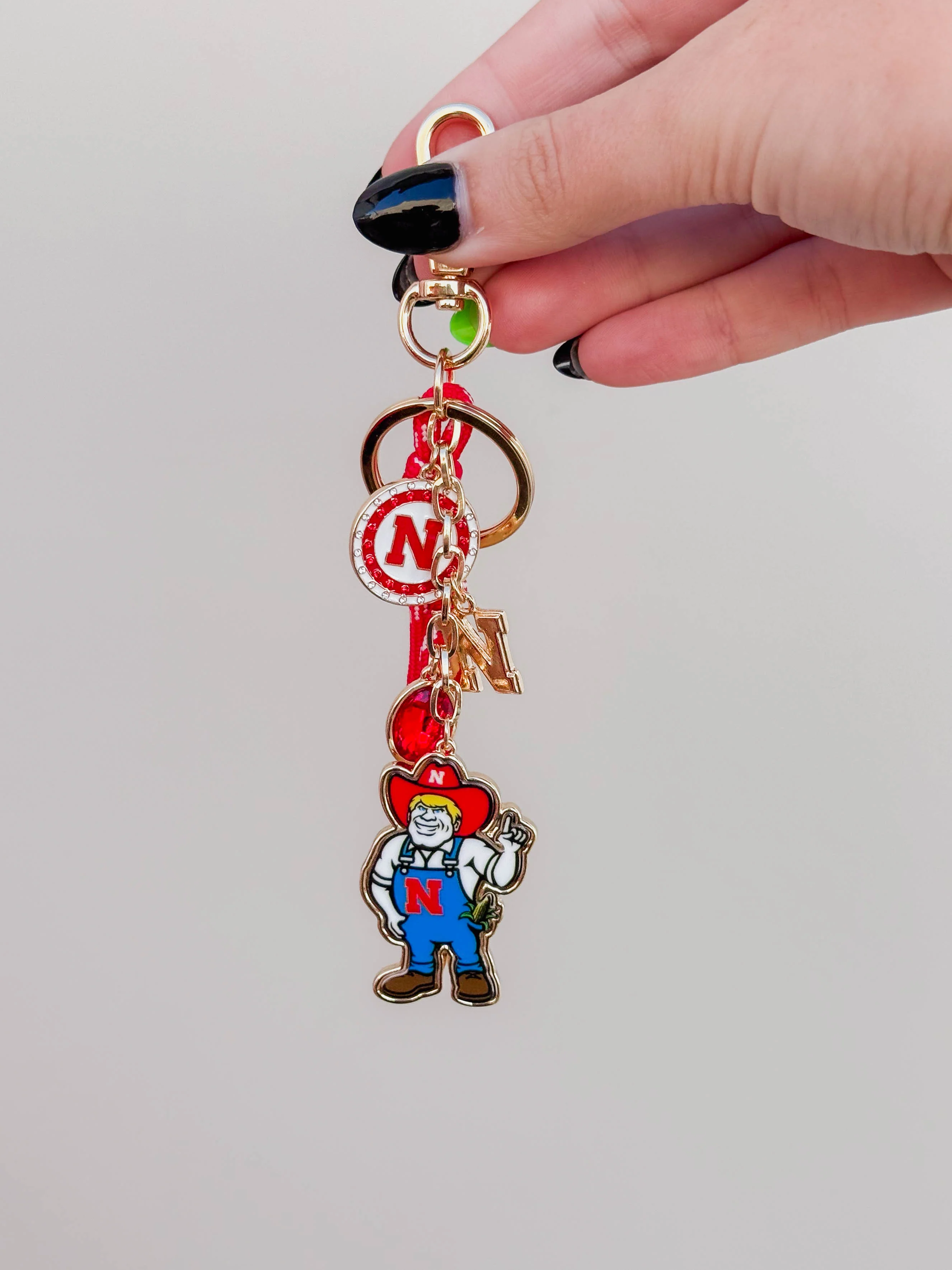 Nebraska Cornhuskers Cluster Bag Charm - Image 5