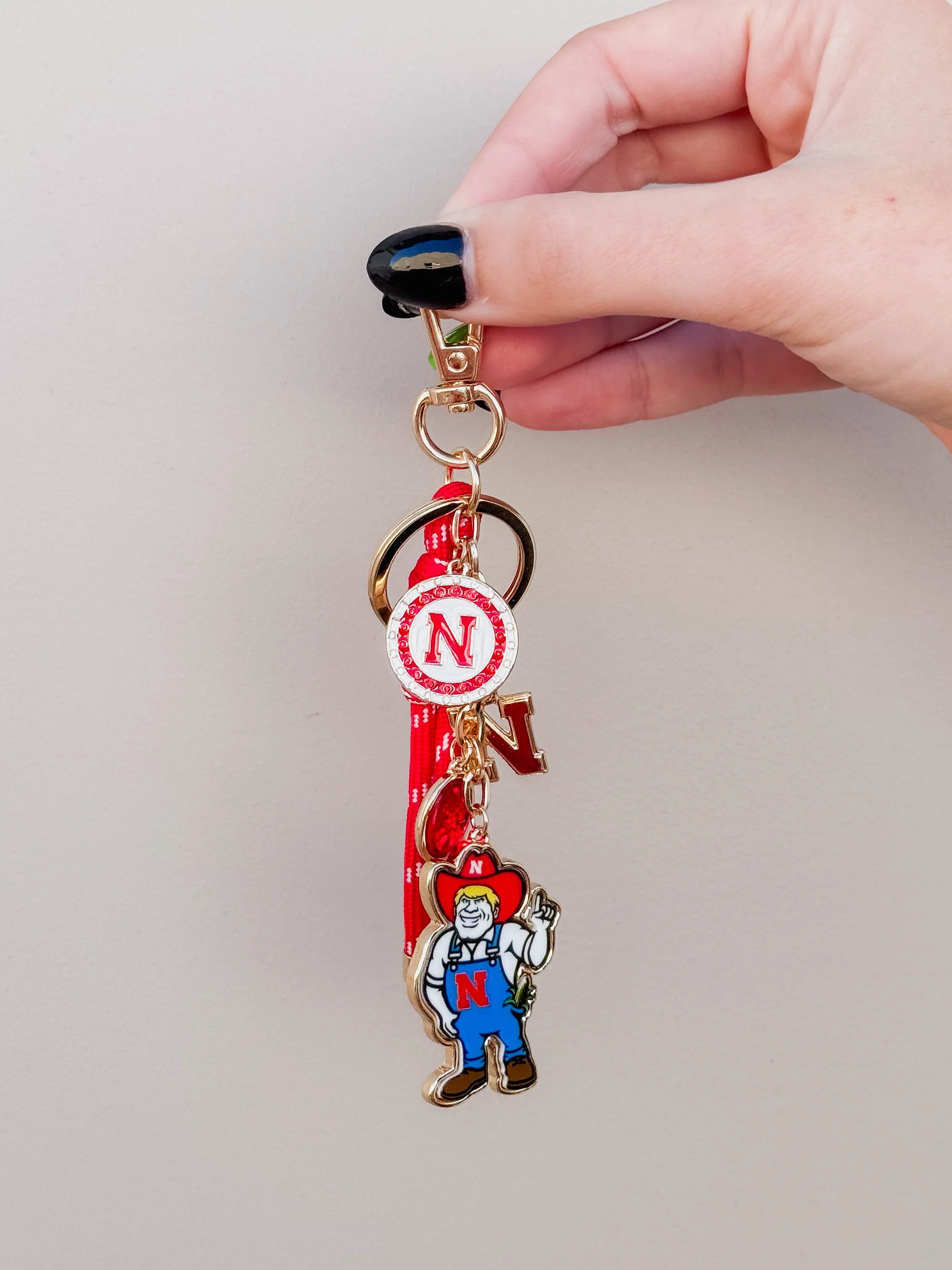 Nebraska Cornhuskers Cluster Bag Charm - Image 9