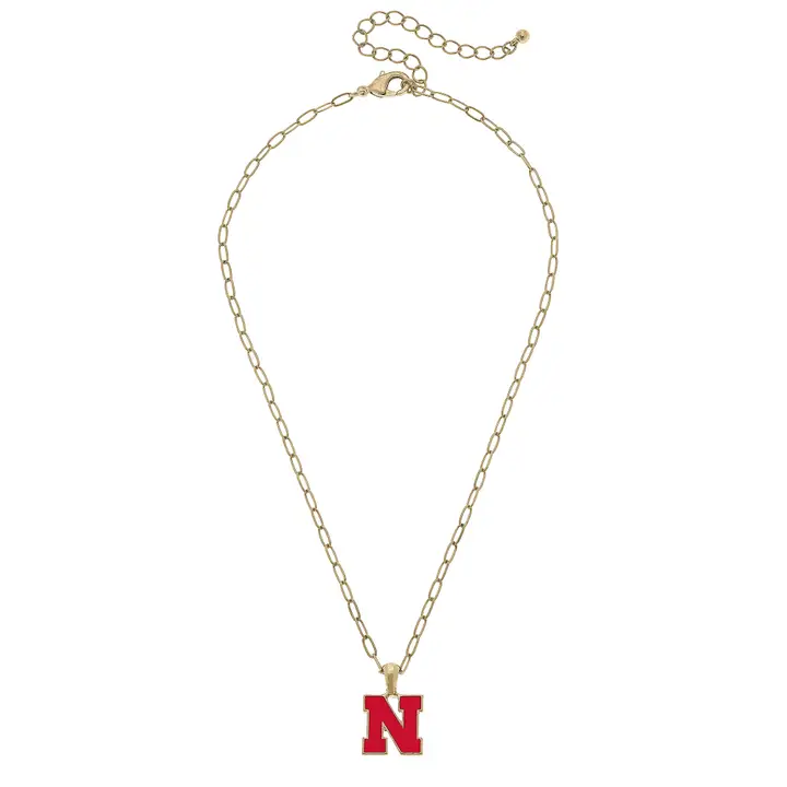 Nebraska Huskers Enamel Pendant Necklace - Image 5
