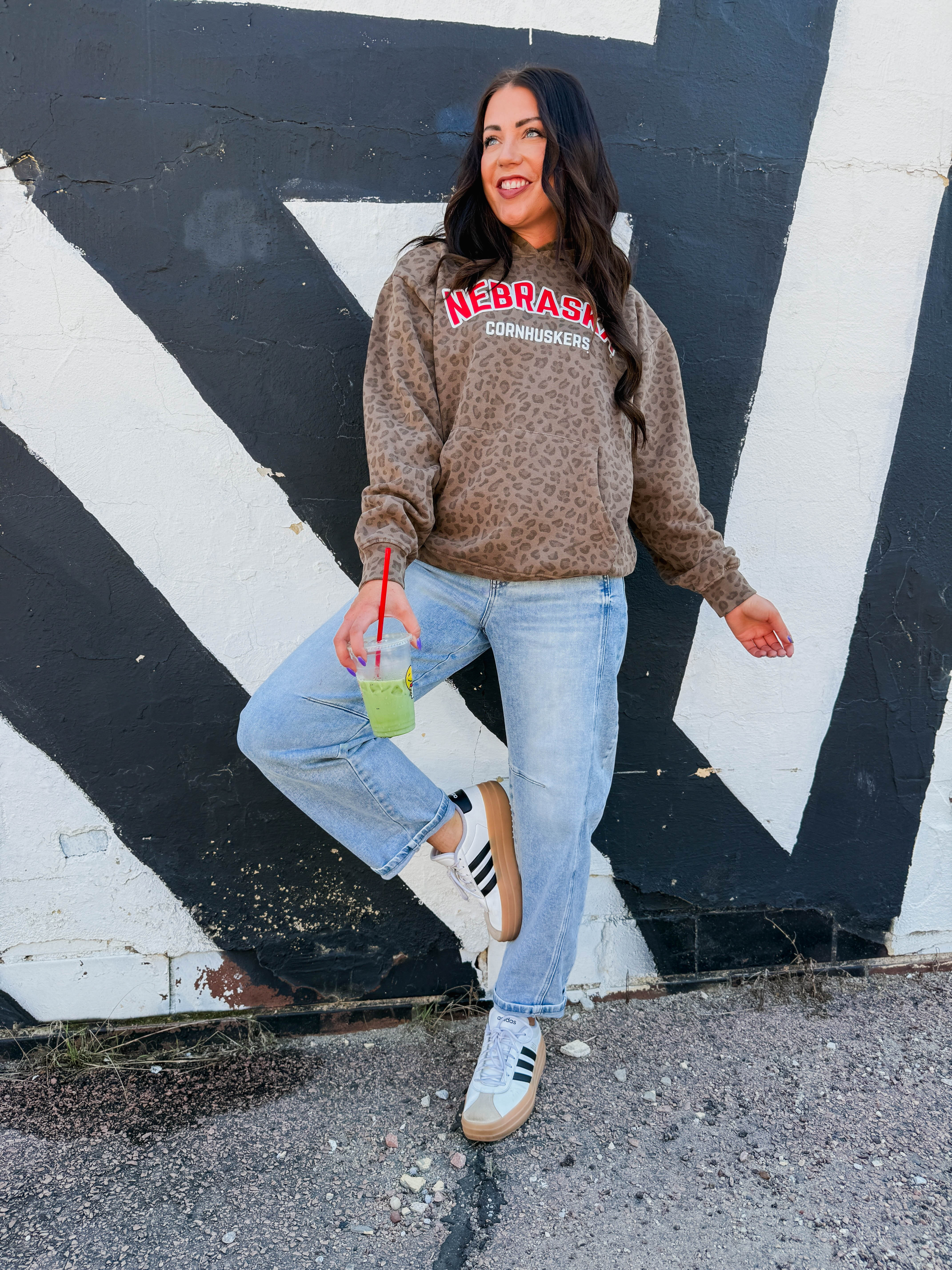 Nebraska Cornhuskers Leopard Hoodie - Image 37
