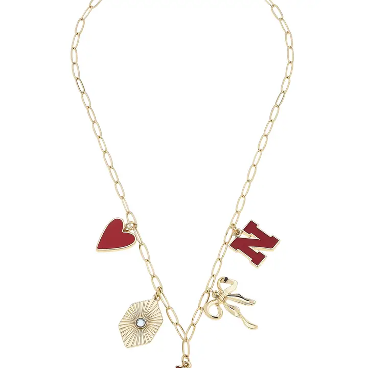 Nebraska Huskers Charm Necklace - Image 4