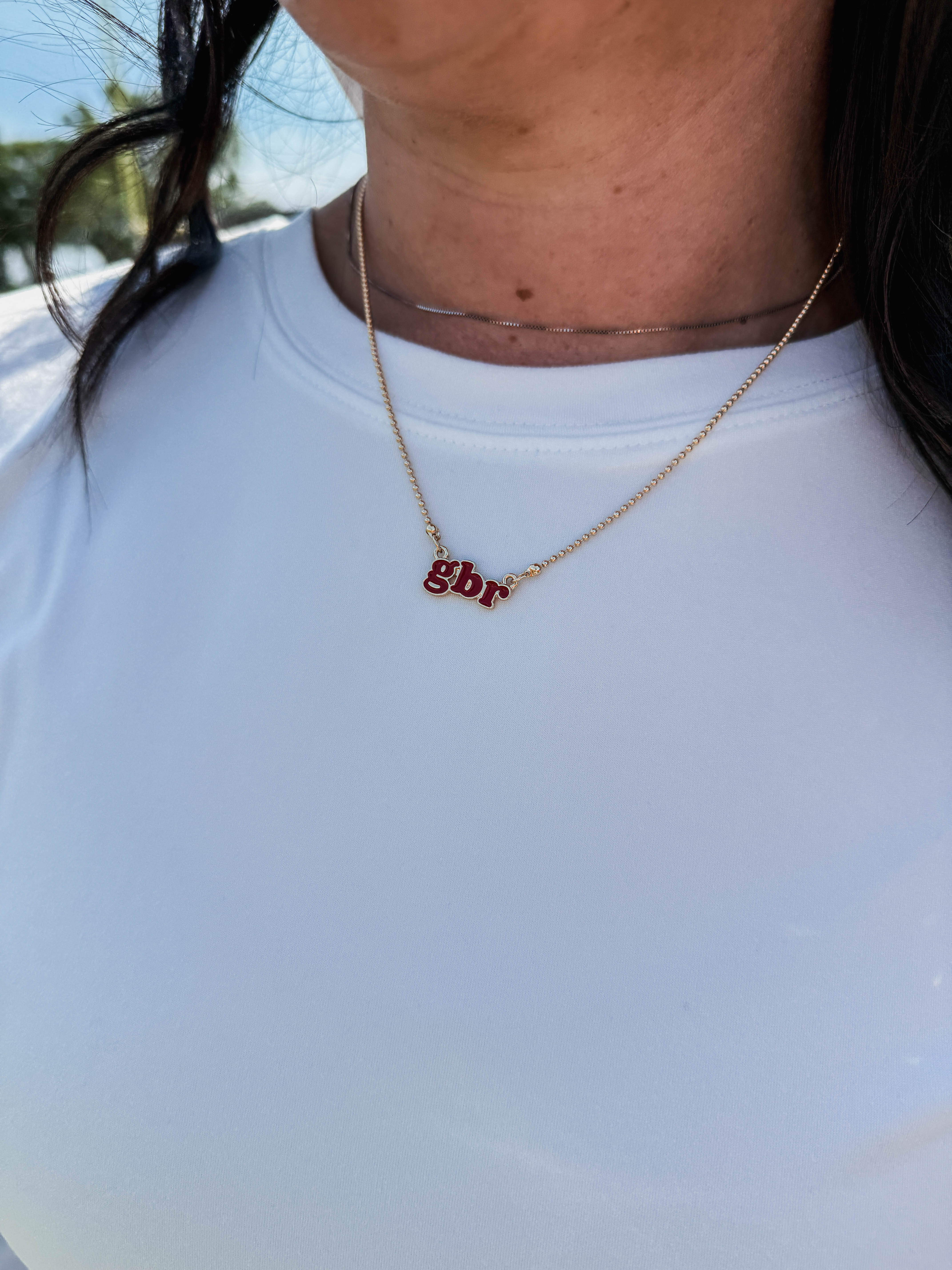 Nebraska Huskers Slogan Necklace - Image 2