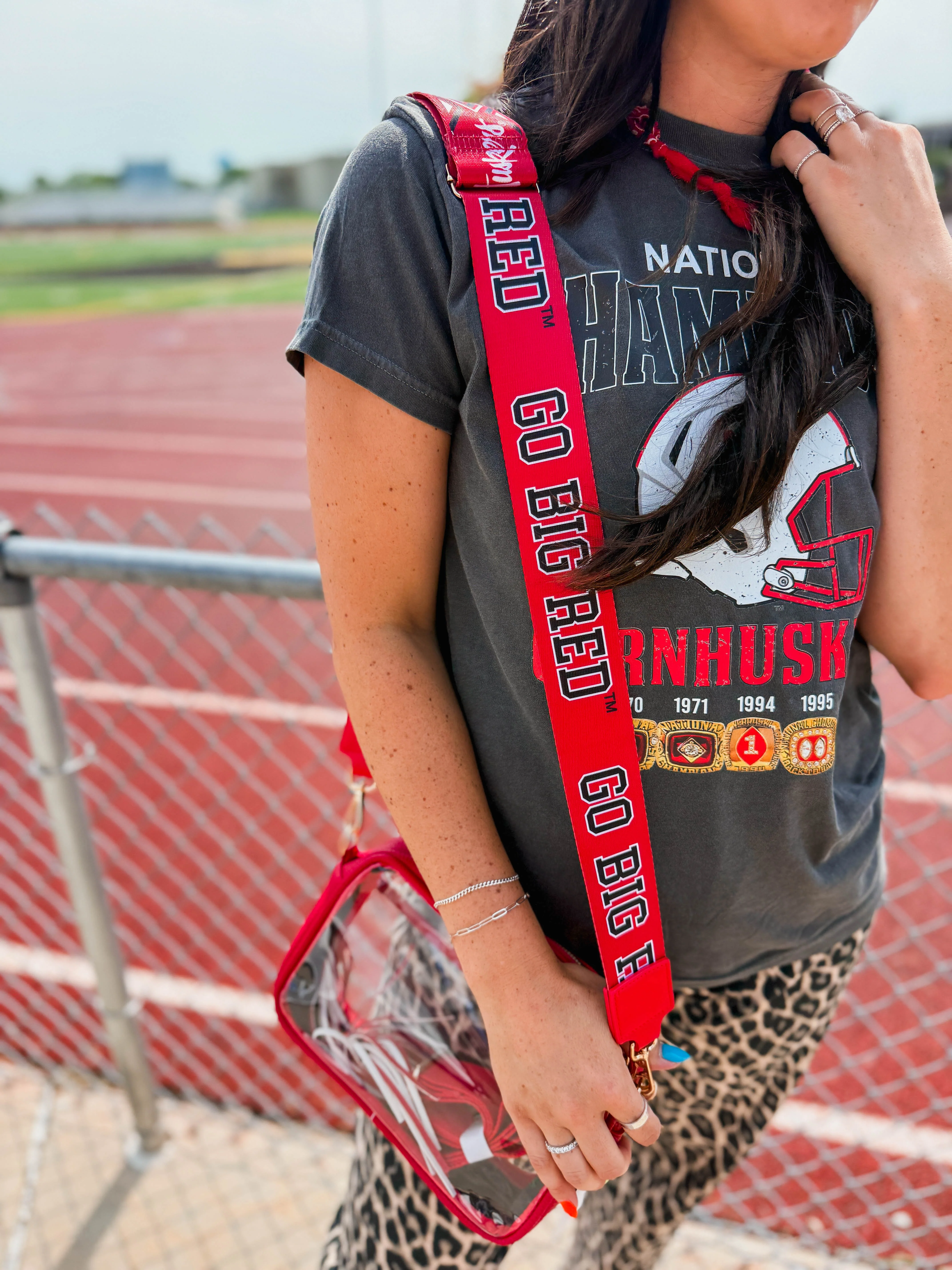 Nebraska Huskers Wide Purse Strap - Image 2