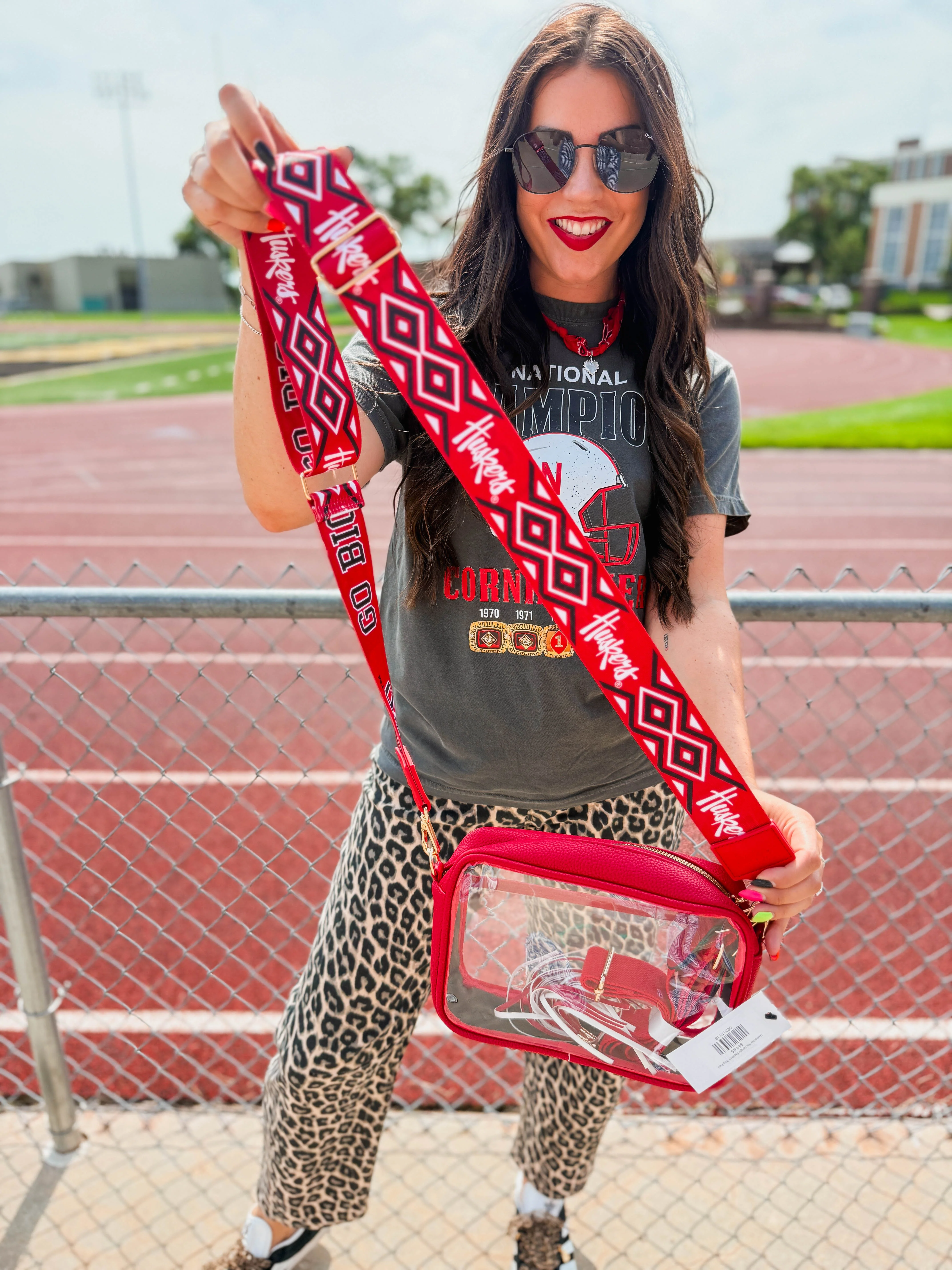 Nebraska Huskers Wide Purse Strap - Image 3