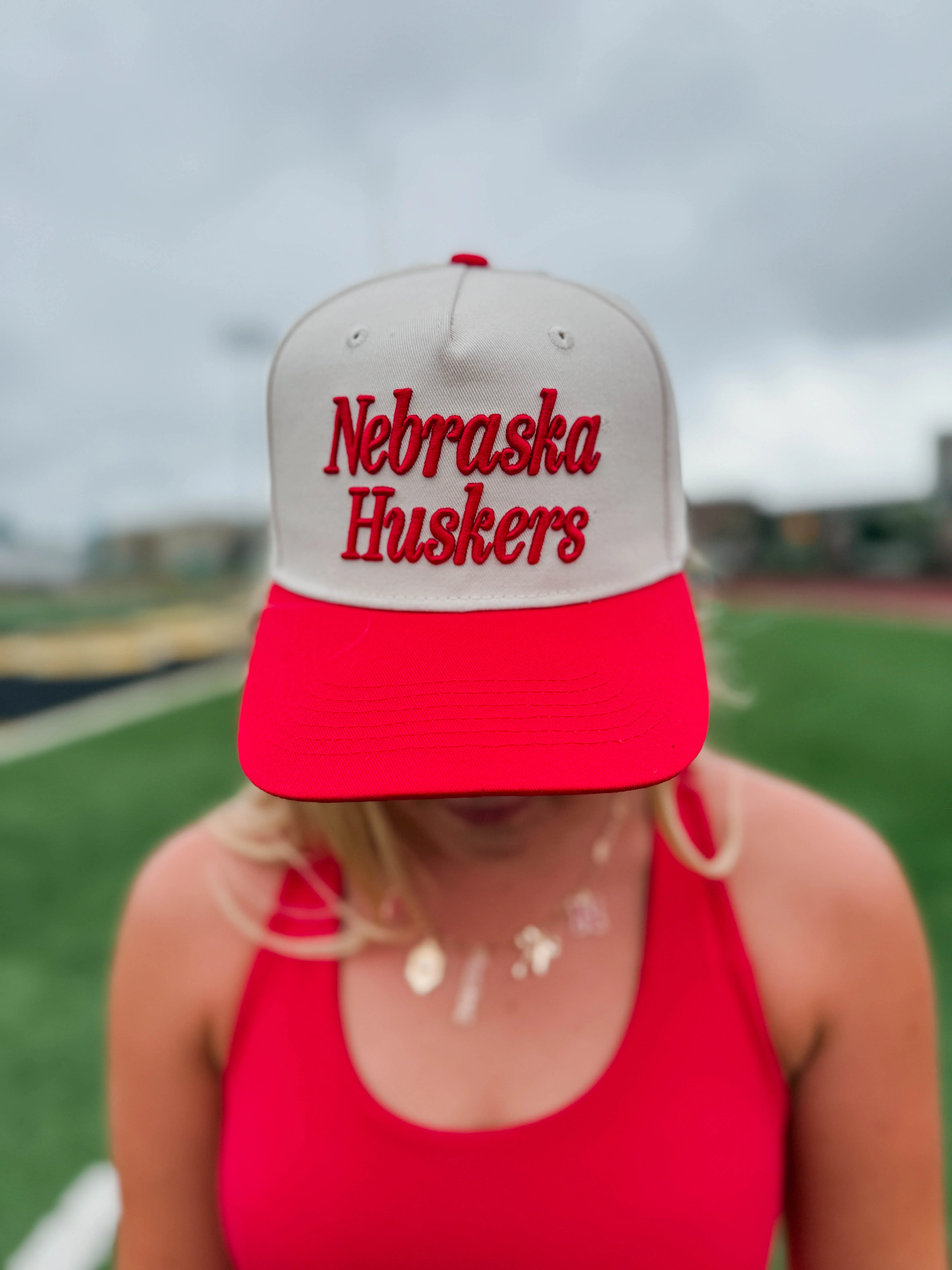 Nebraska Script Canvas Hat - Image 3