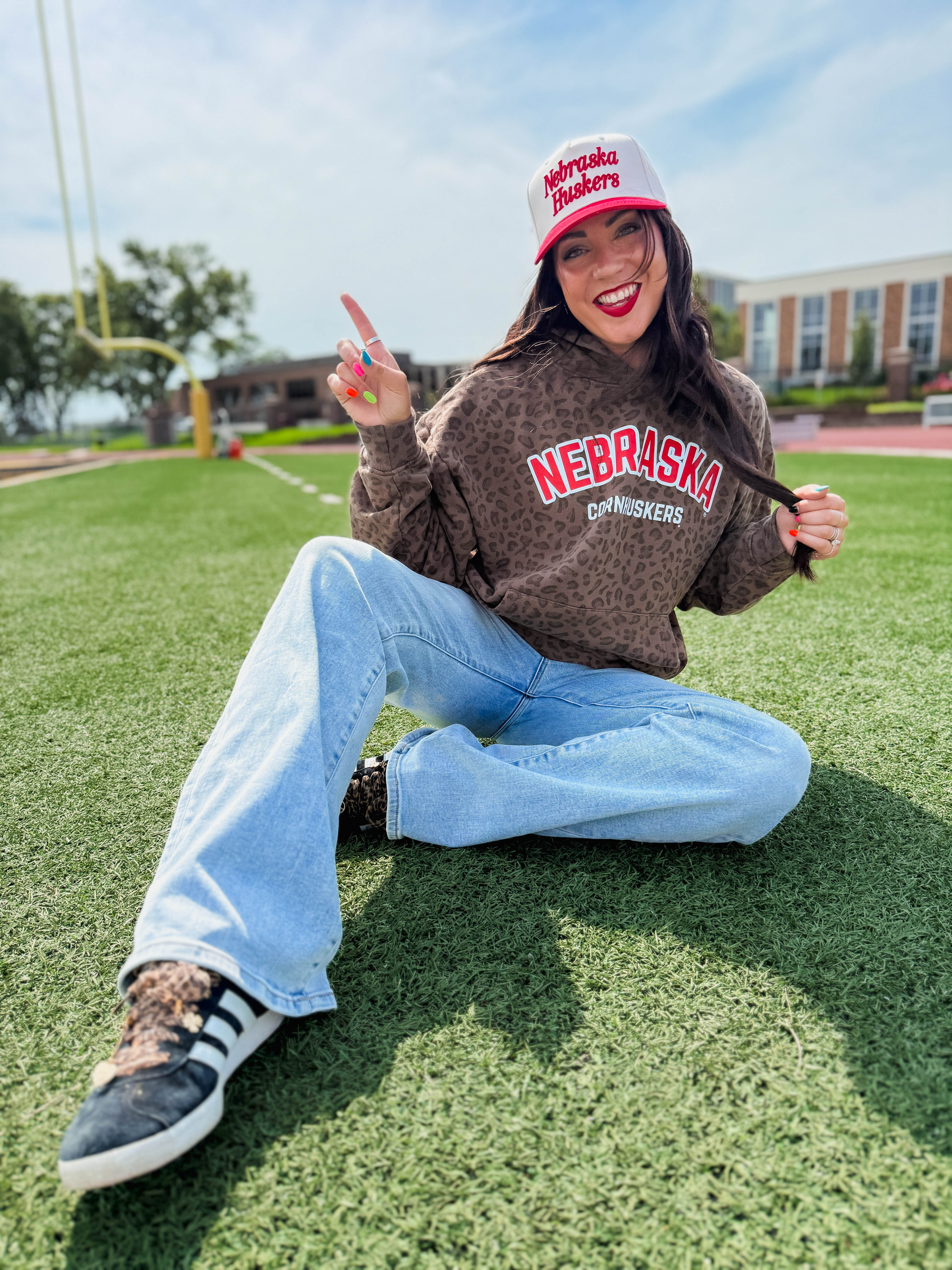 Nebraska Script Canvas Hat - Image 4