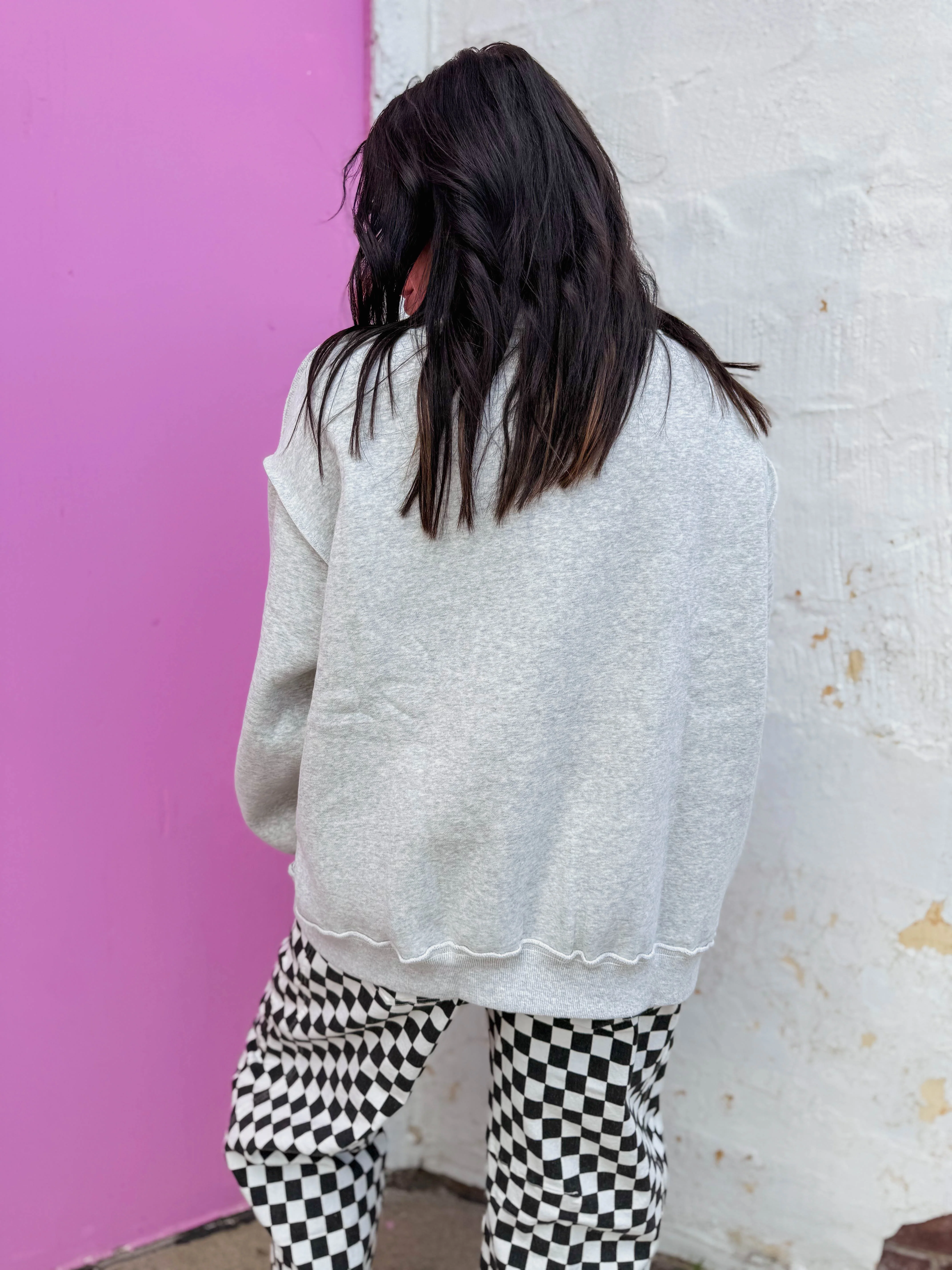 Nebraska Stripe Embroidery Mock Neck - Image 10