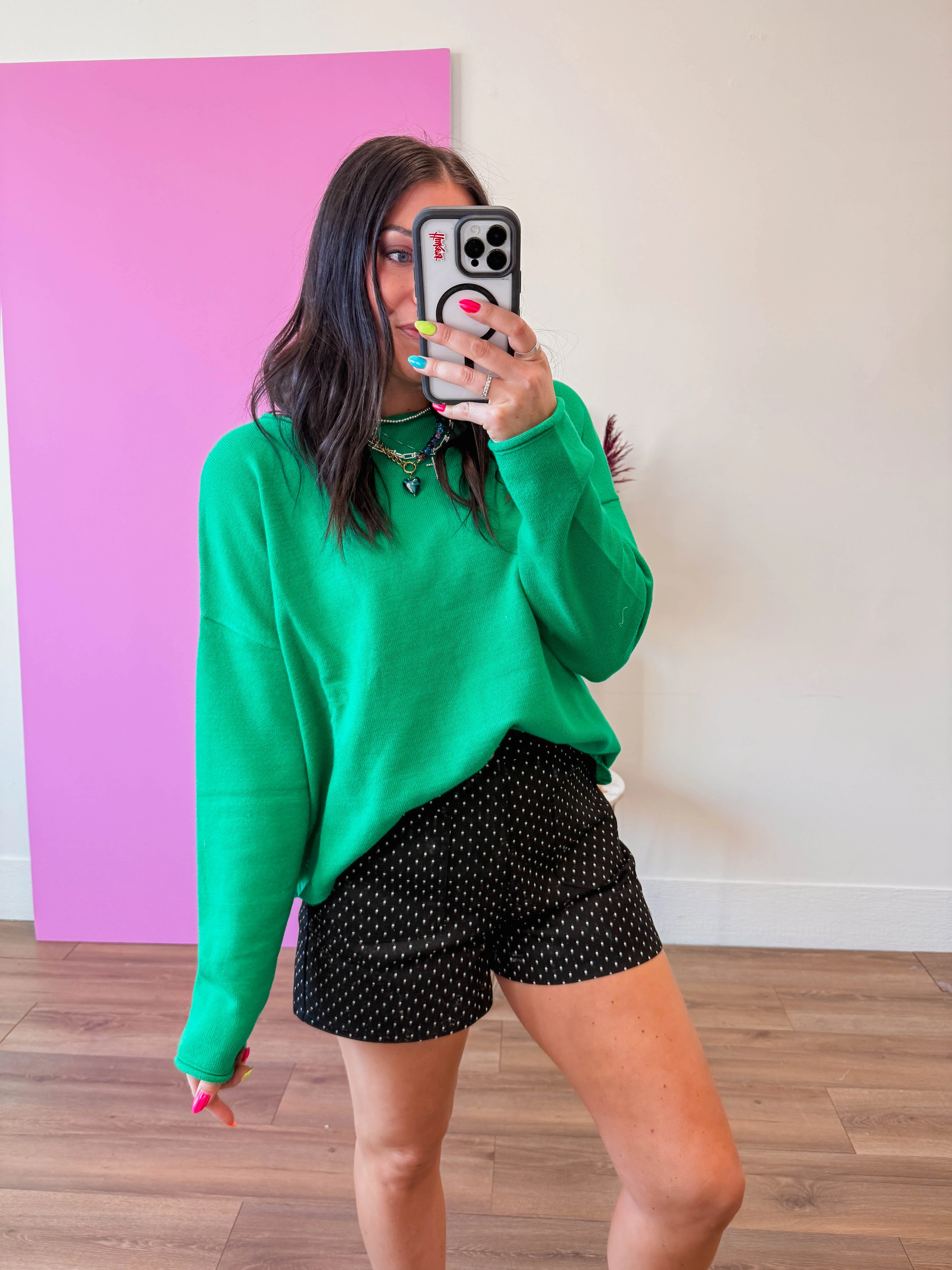 On The Dot Shorts-Black - Image 7