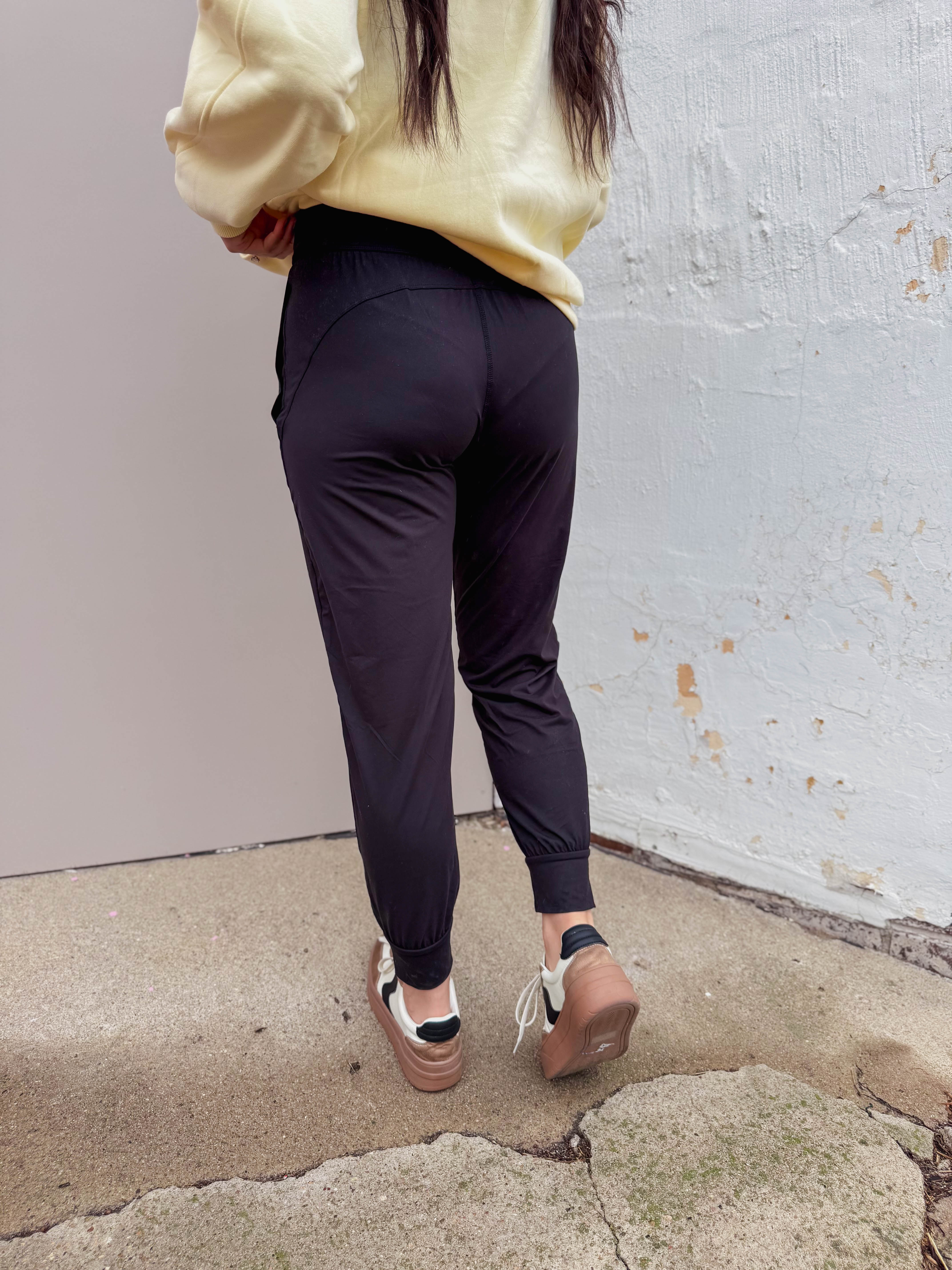 On The Go Joggers-Black - Image 5