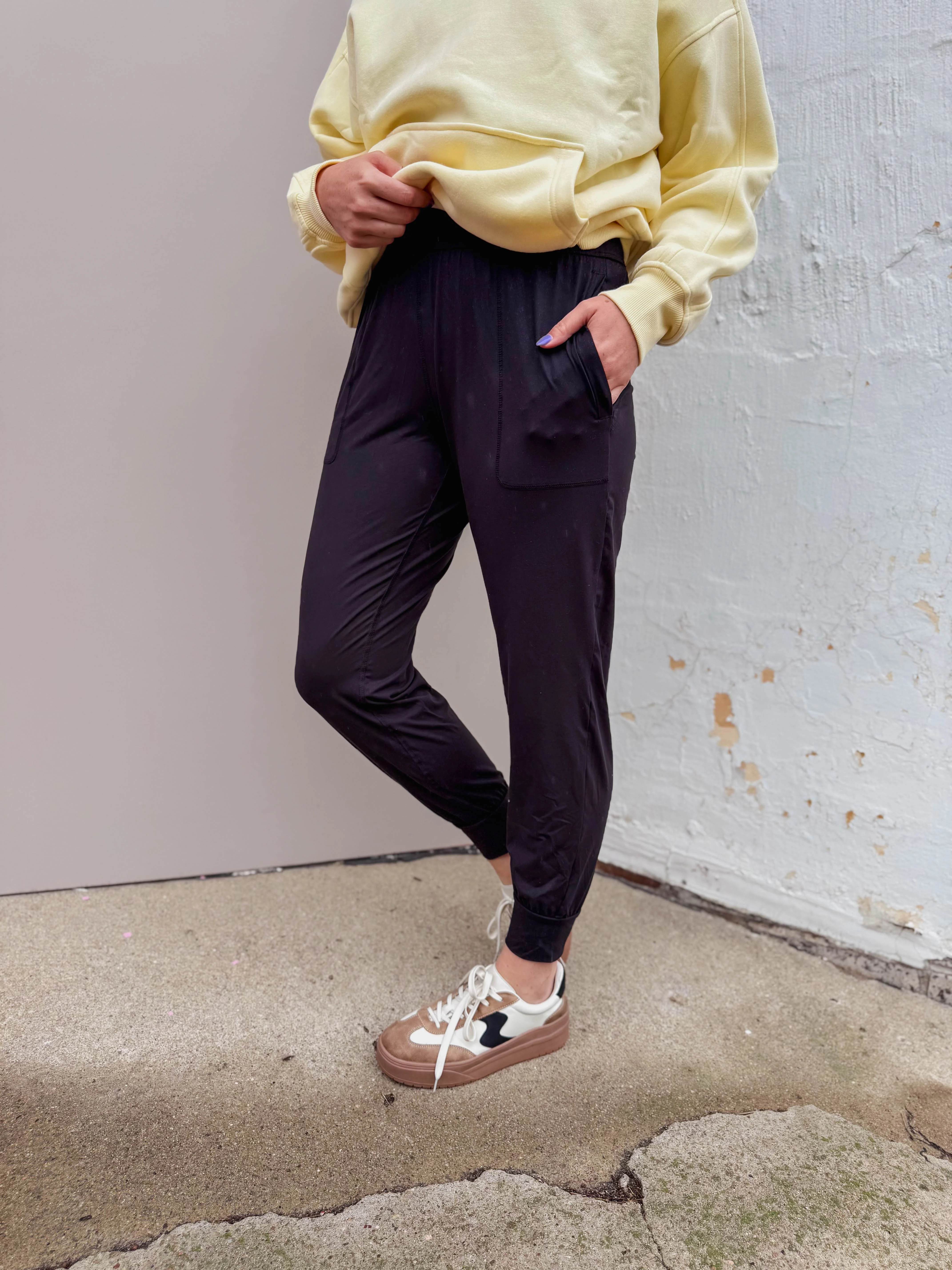 On The Go Joggers-Black - Image 6