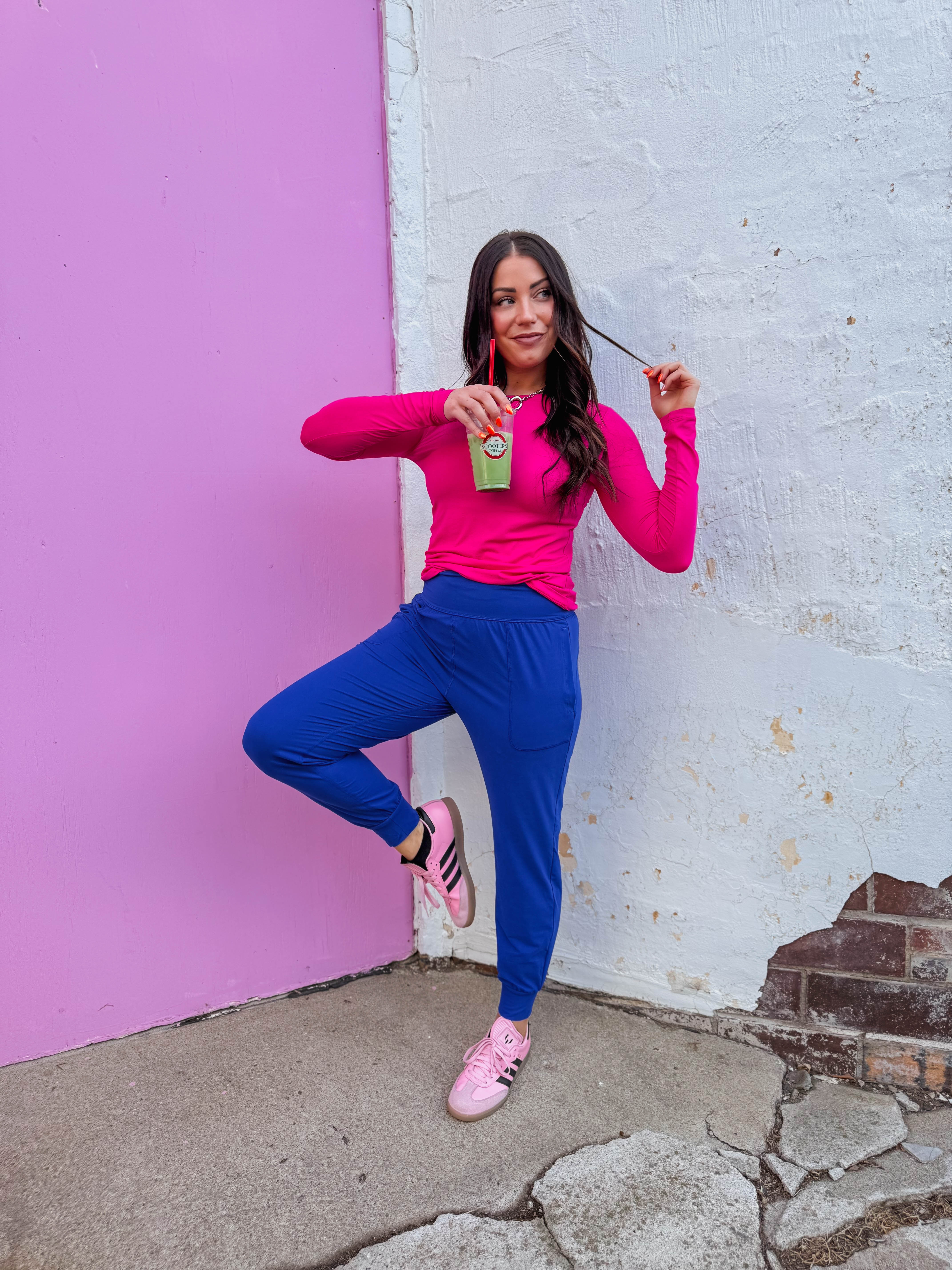 On The Go Joggers-Royal - Image 5