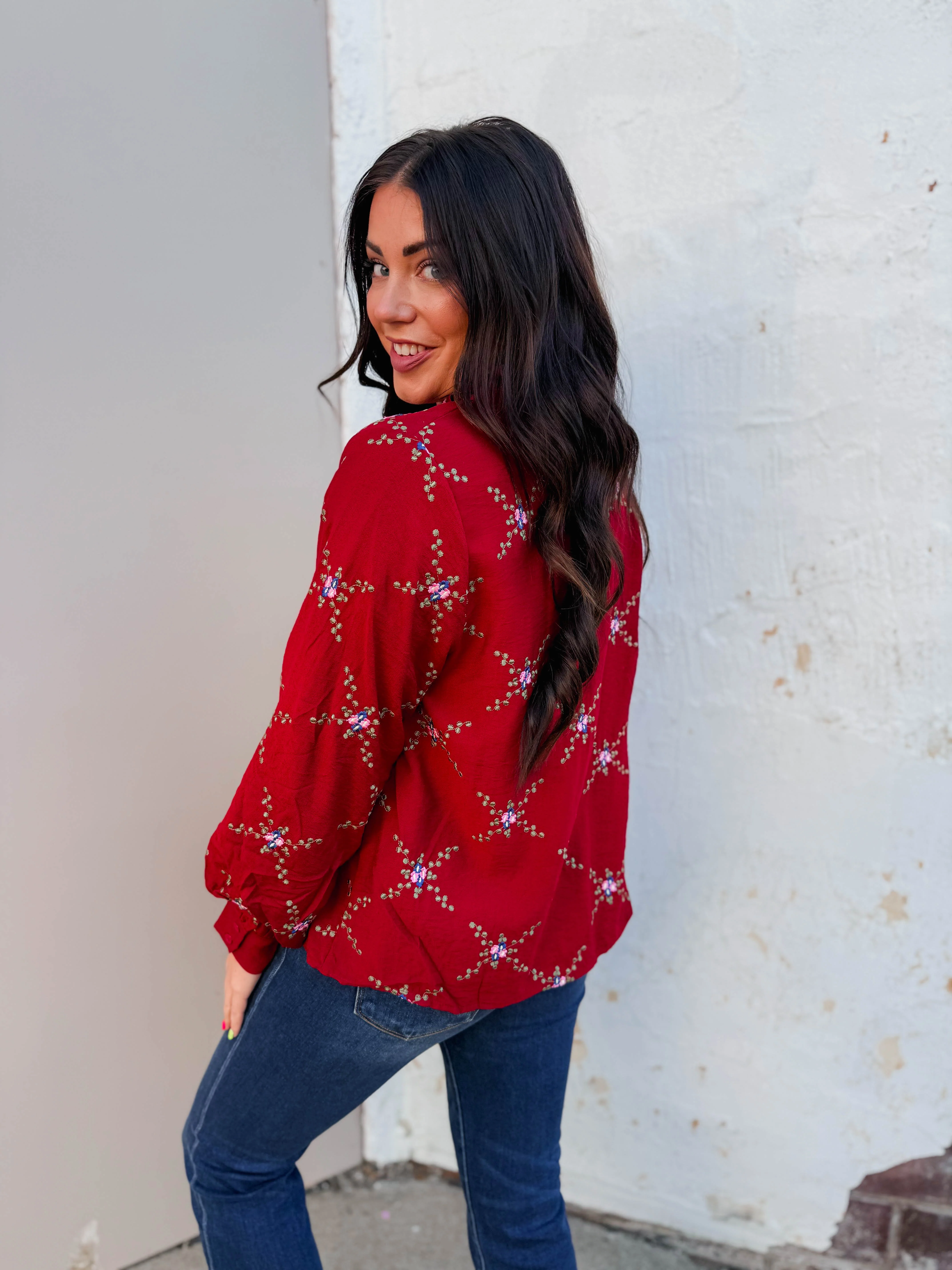 Ophelia Floral Top - Image 9