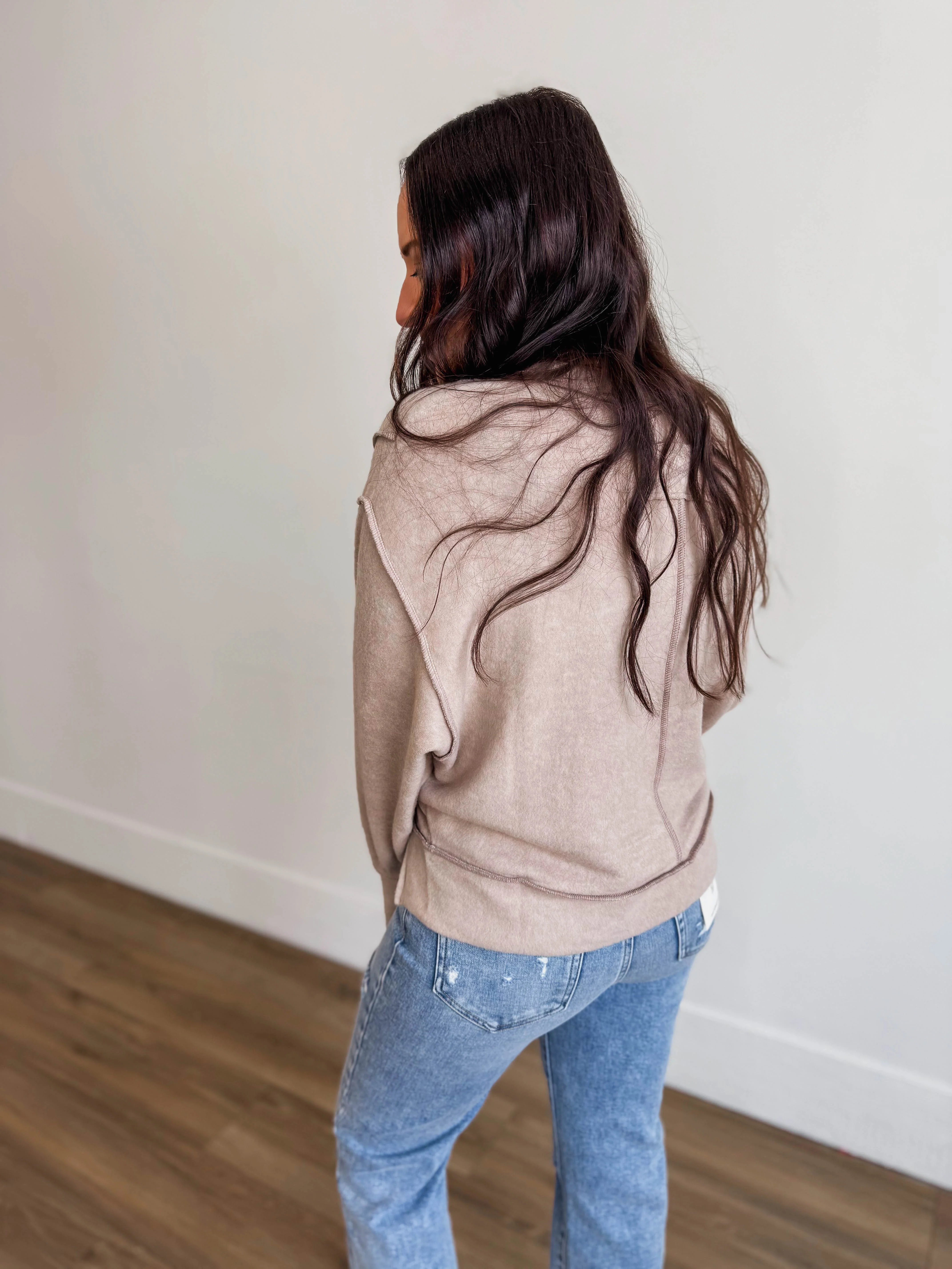 Paige Sweater-Ash Mocha - Image 6