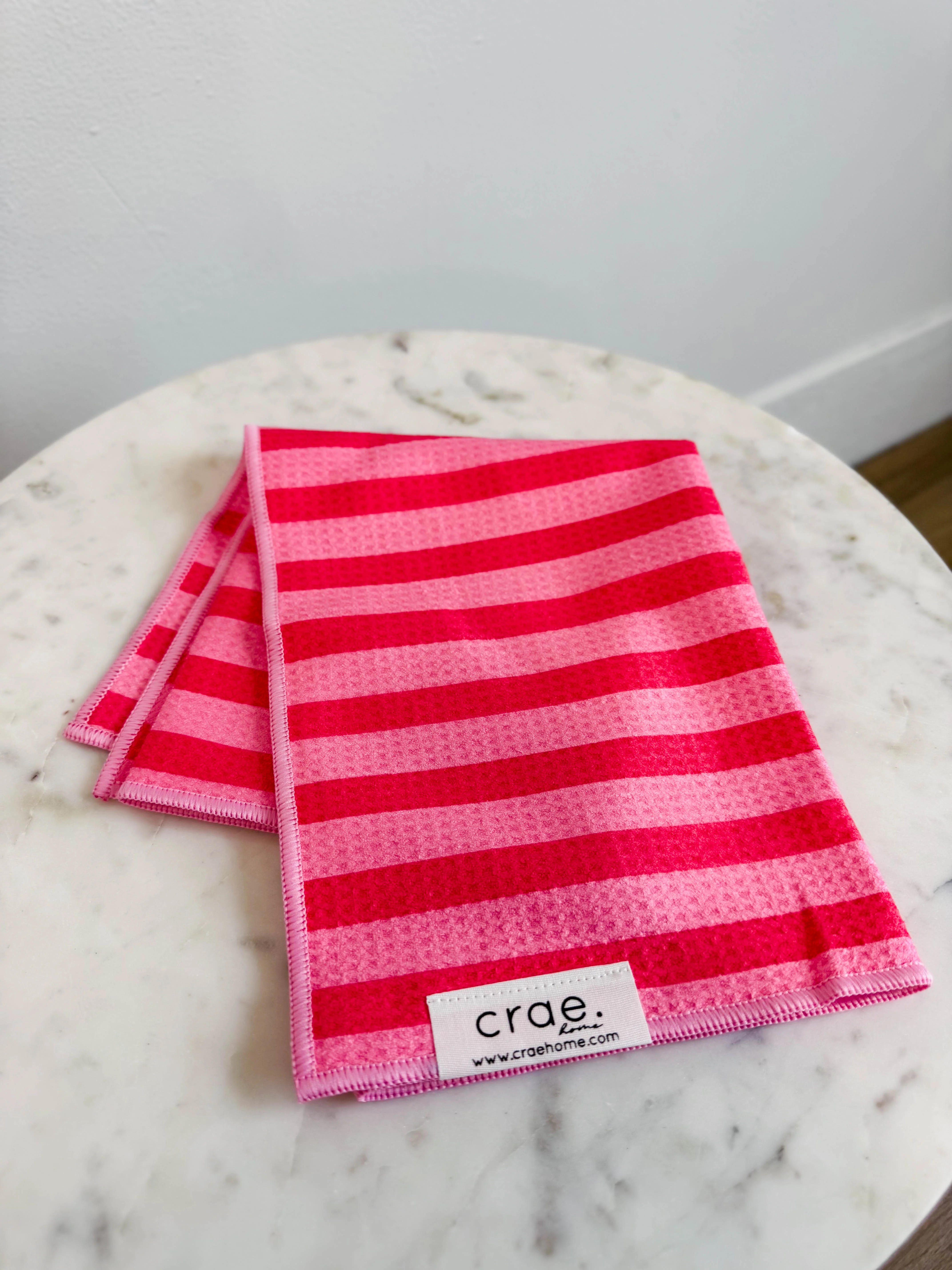 Pink Licorice: Double-sided Hand Towel-crae Home