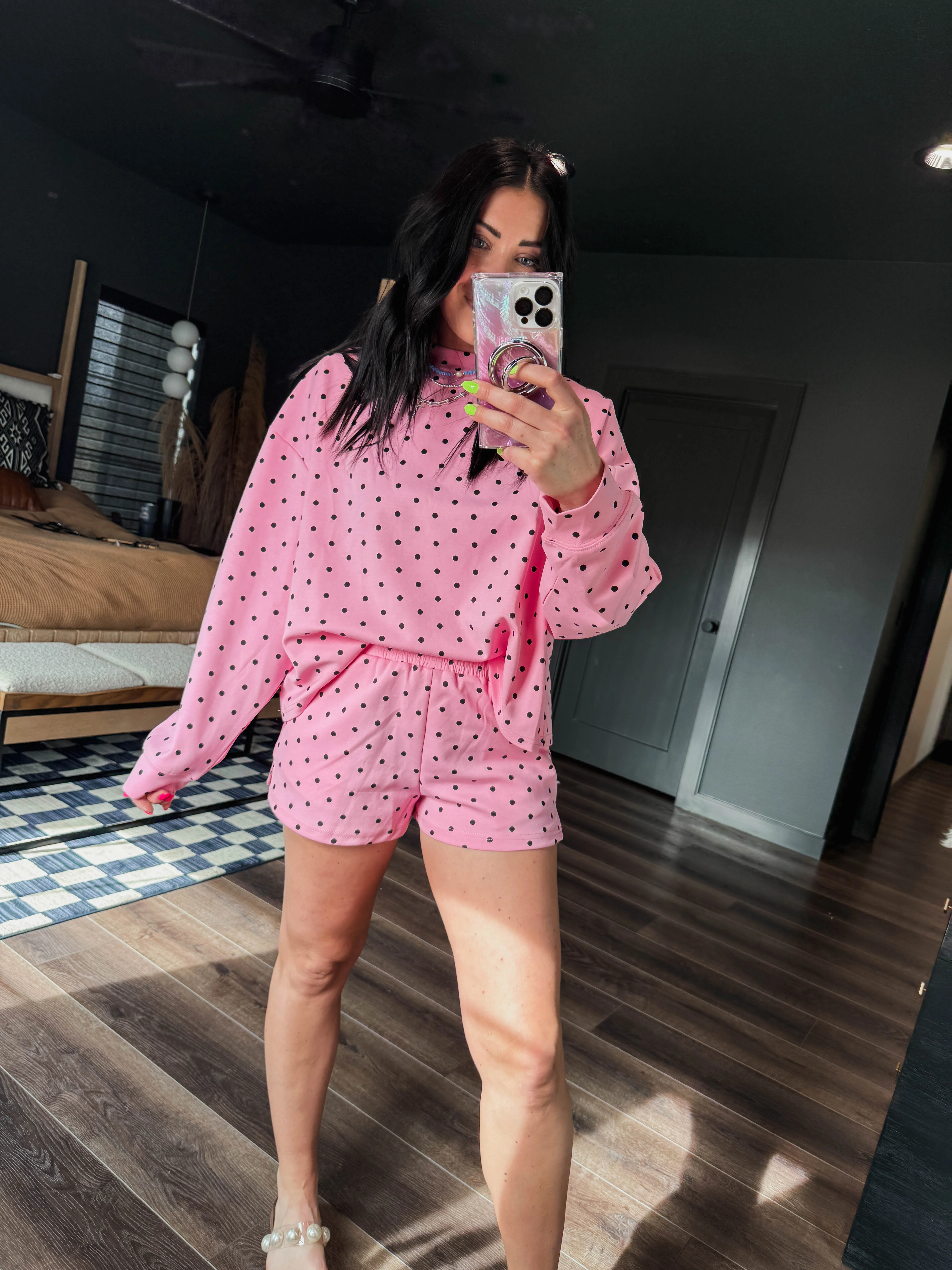 Pink Pop Polka Dot Pullover - Image 15