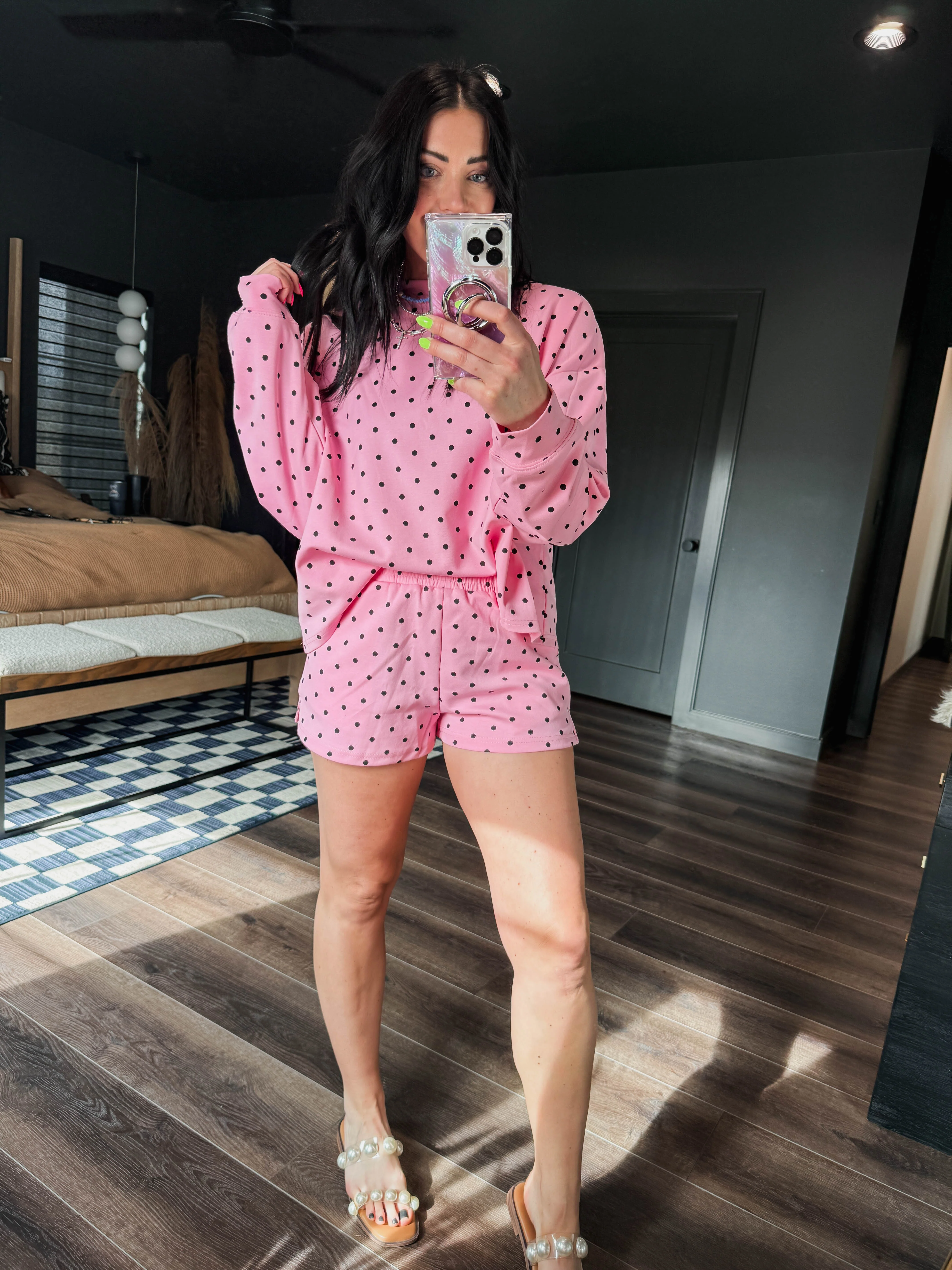 Pink Pop Polka Dot Pullover - Image 18